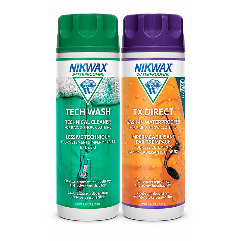 Nikwax Hardshell Waterproofing Kit 300ml | Tech Wash & TX.Direct
