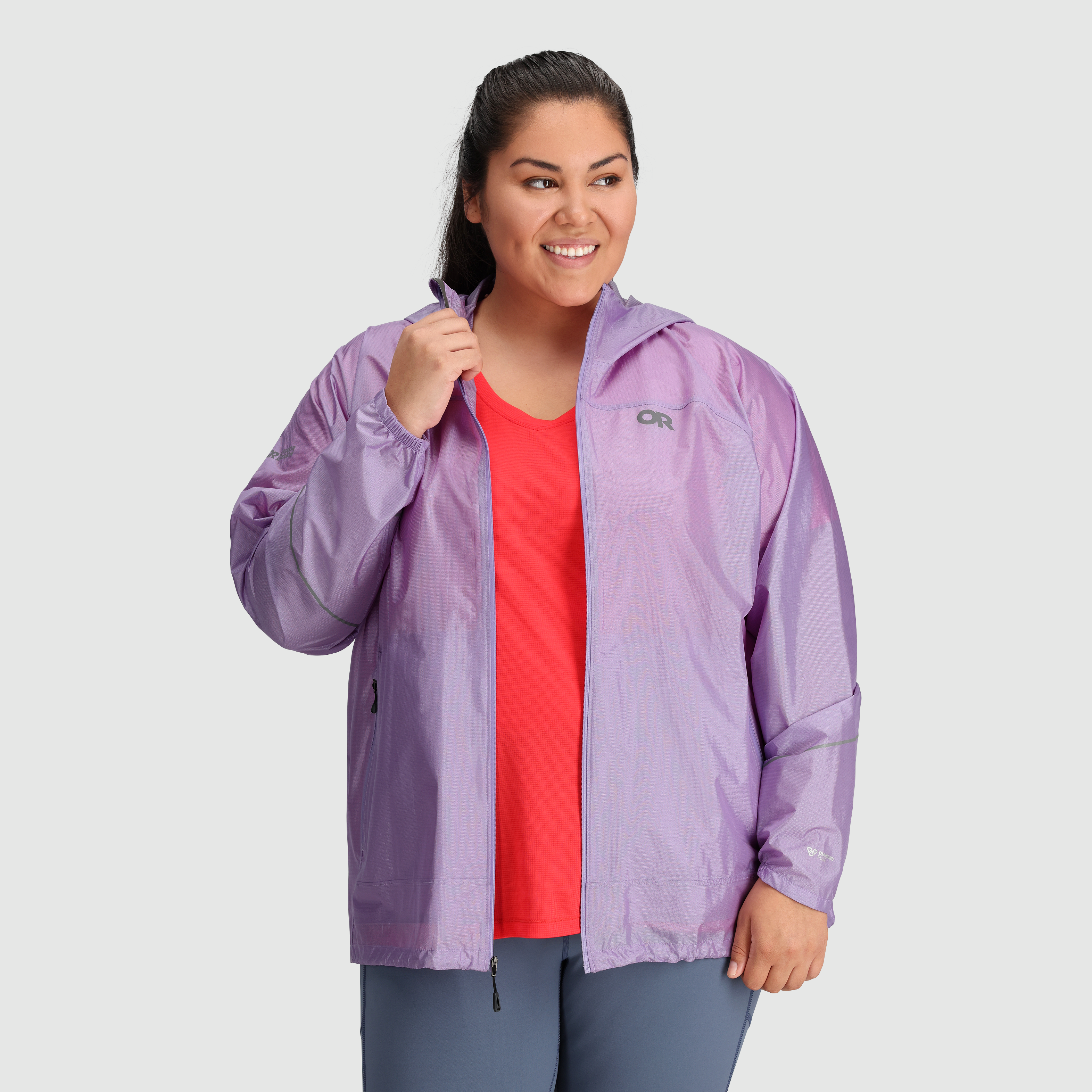 Ultra-Packable Women's Rain Jacket for Hiking | Helium