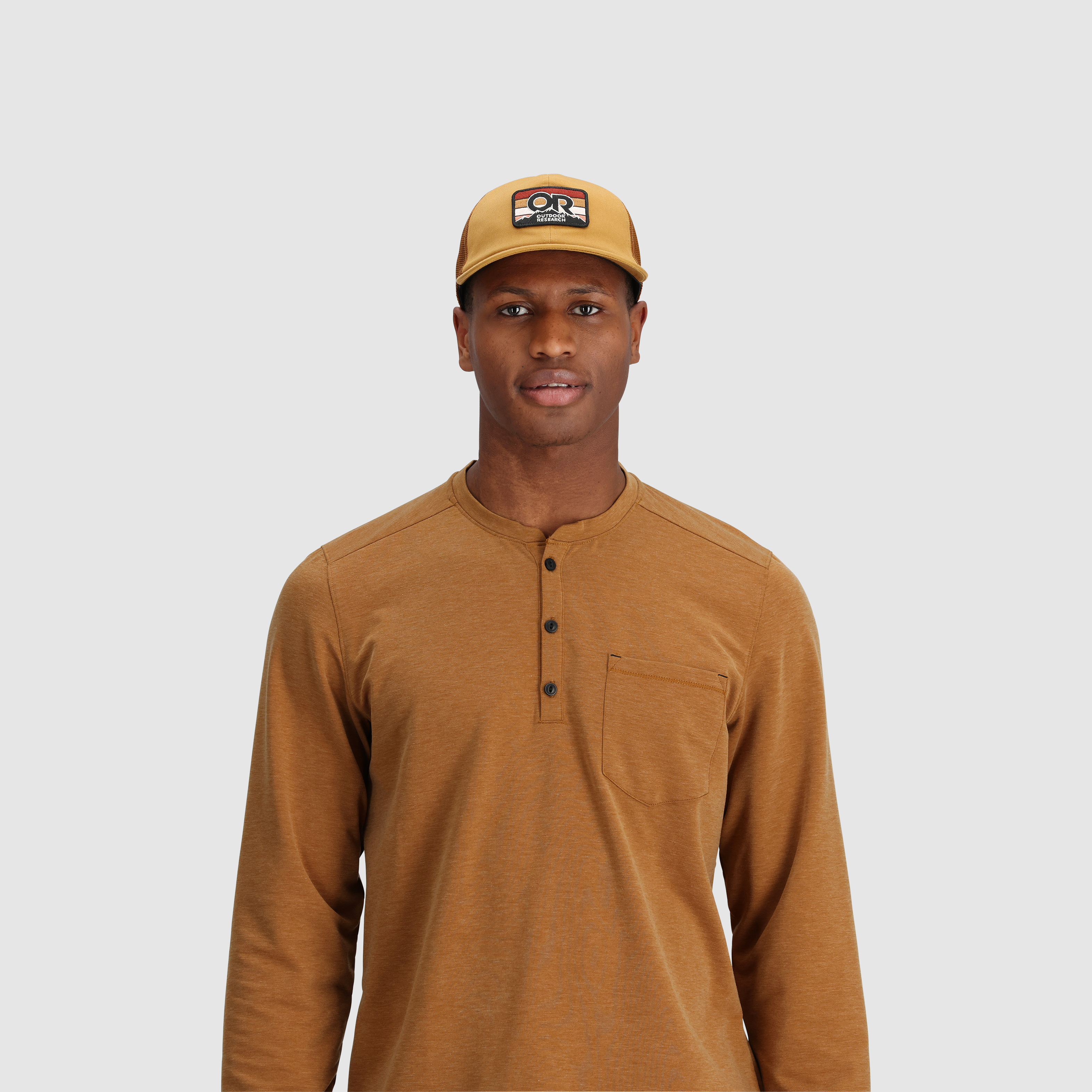 Breathable Mesh Trucker Cap for Hiking & Outdoor | Advocate Stripe Patch