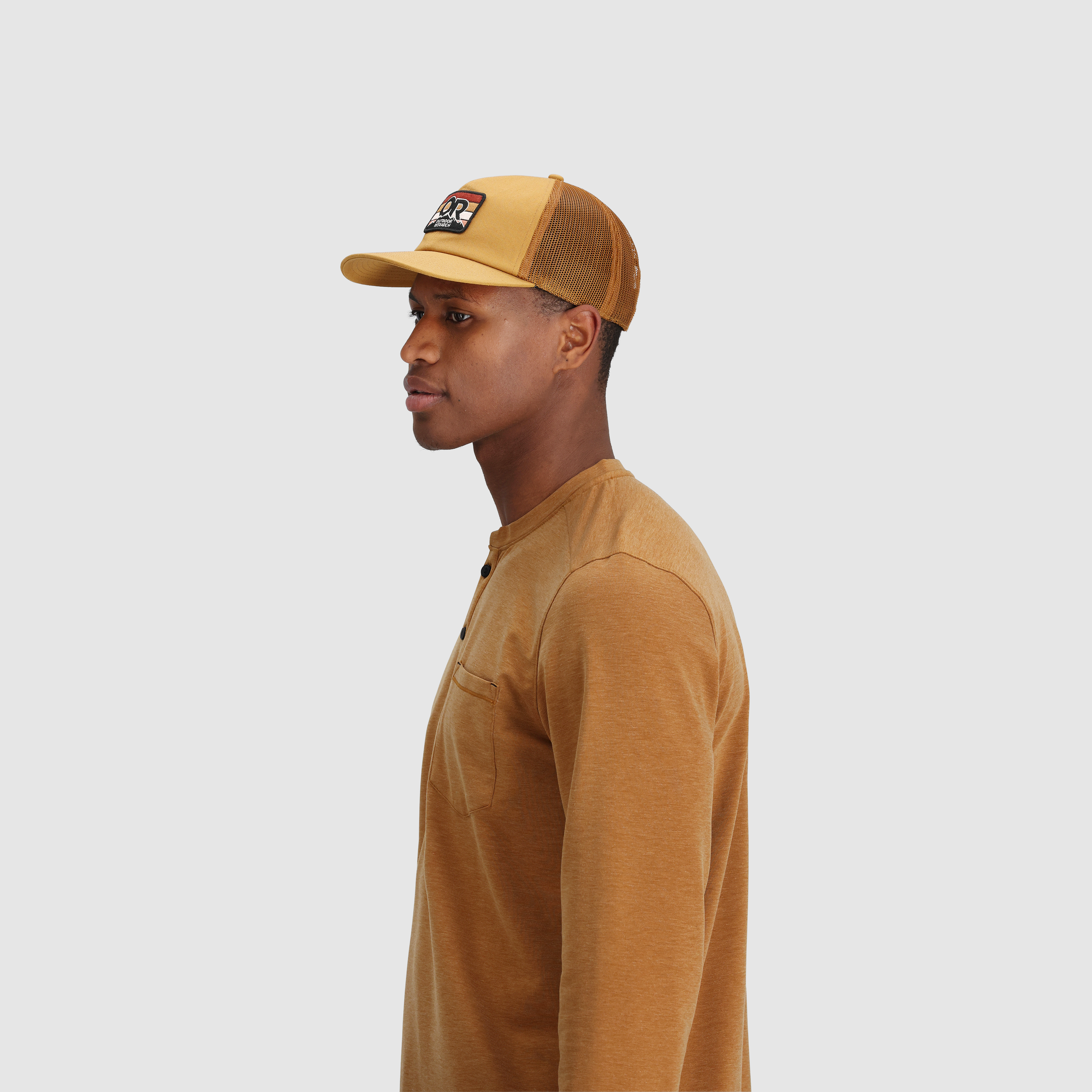 Breathable Mesh Trucker Cap for Hiking & Outdoor | Advocate Stripe Patch