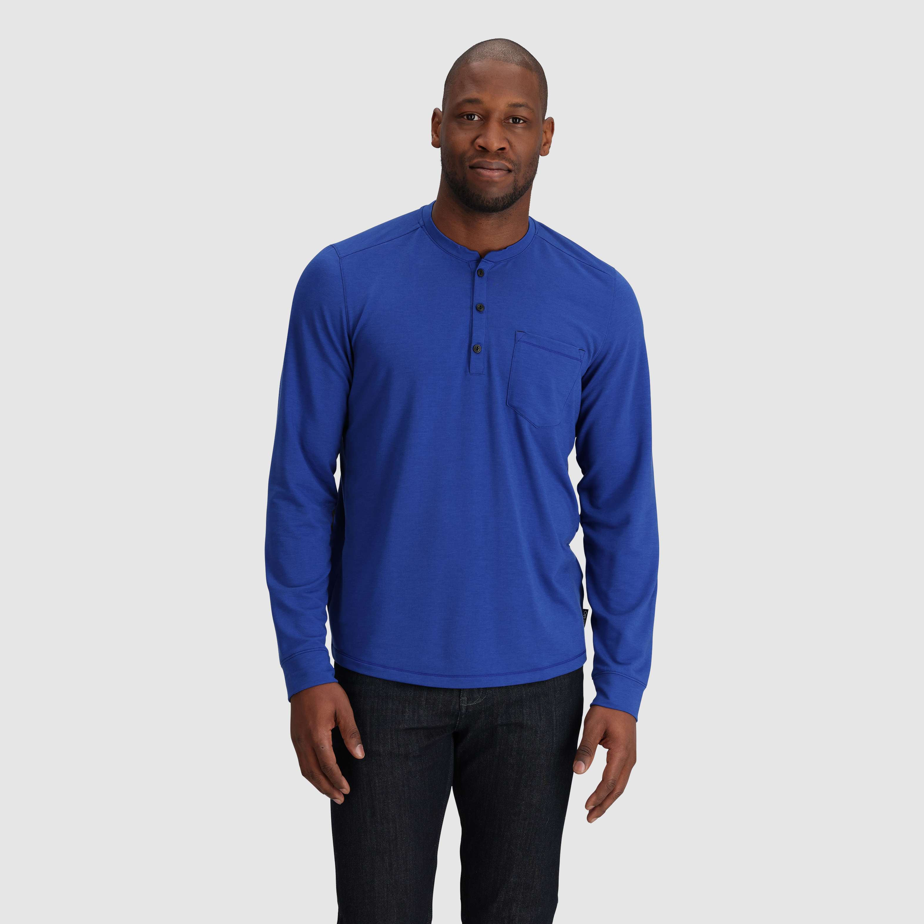 Men's Long Sleeve Henley Shirt for Trail & Casual Wear | Aberdeen