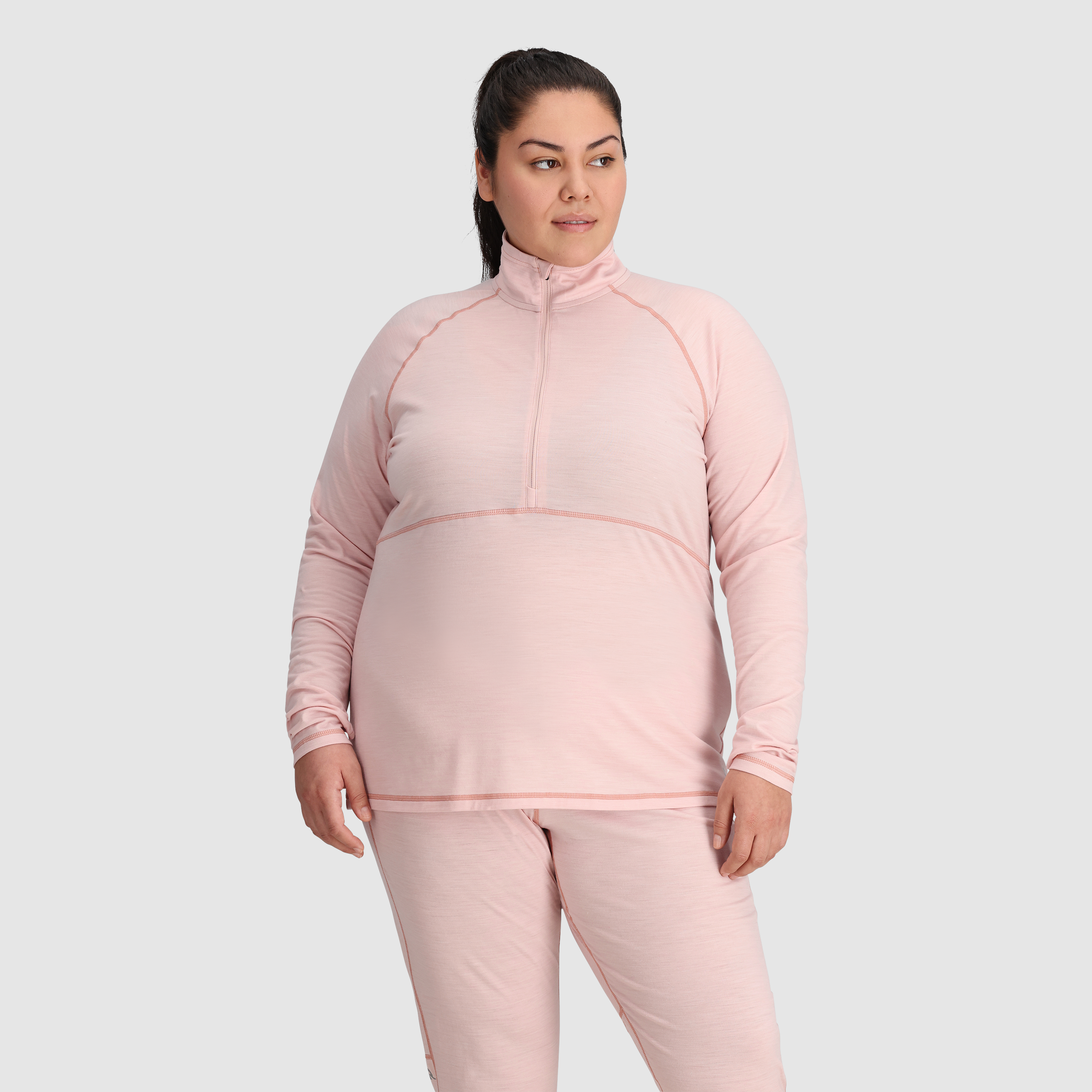 Women's Merino Wool Base Layer Half Zip - Alpine Onset 150