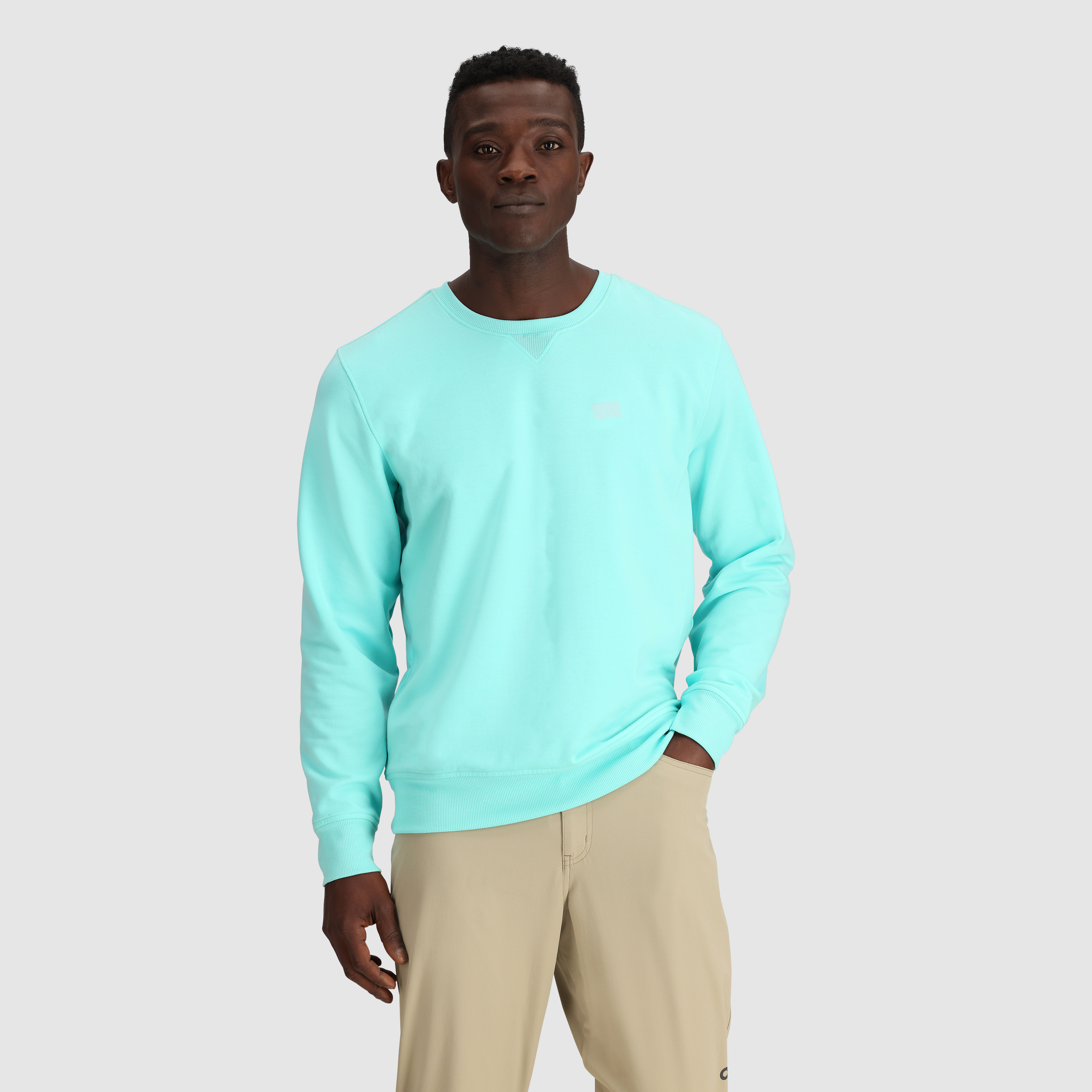 Men's Fleece Crew Neck Sweatshirt | UPF 30 & Moisture-Wicking