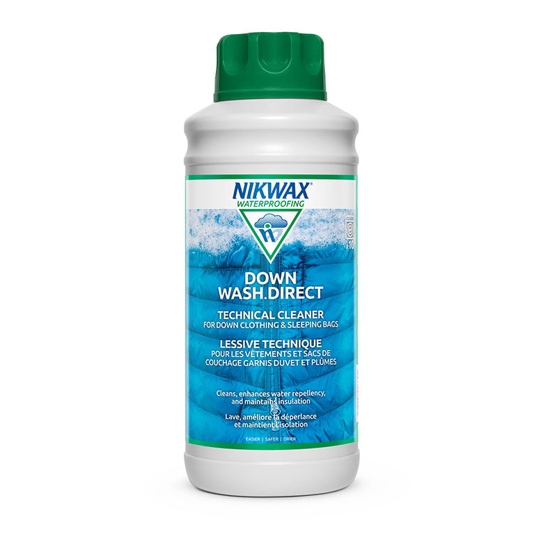 Down Jacket & Sleeping Bag Cleaner 1000ml | Nikwax Down Wash Direct