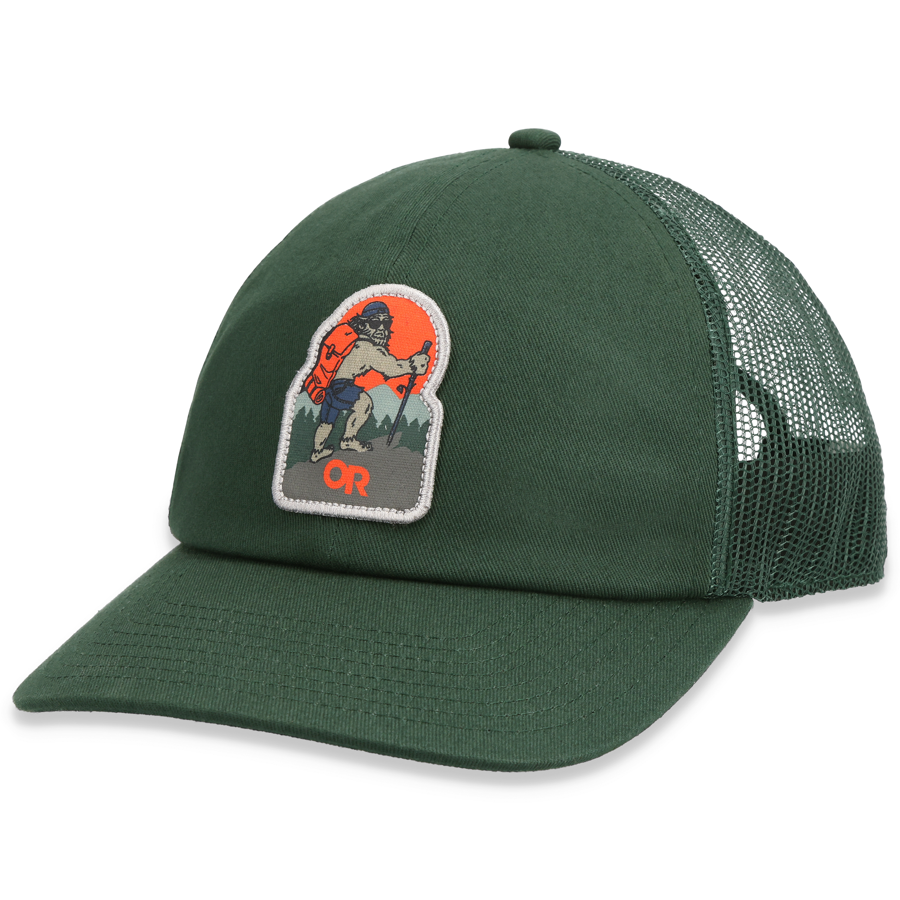 Low-Profile Trucker Hat with Mesh Back & Sweatband | Squatch Lo Pro Cap
