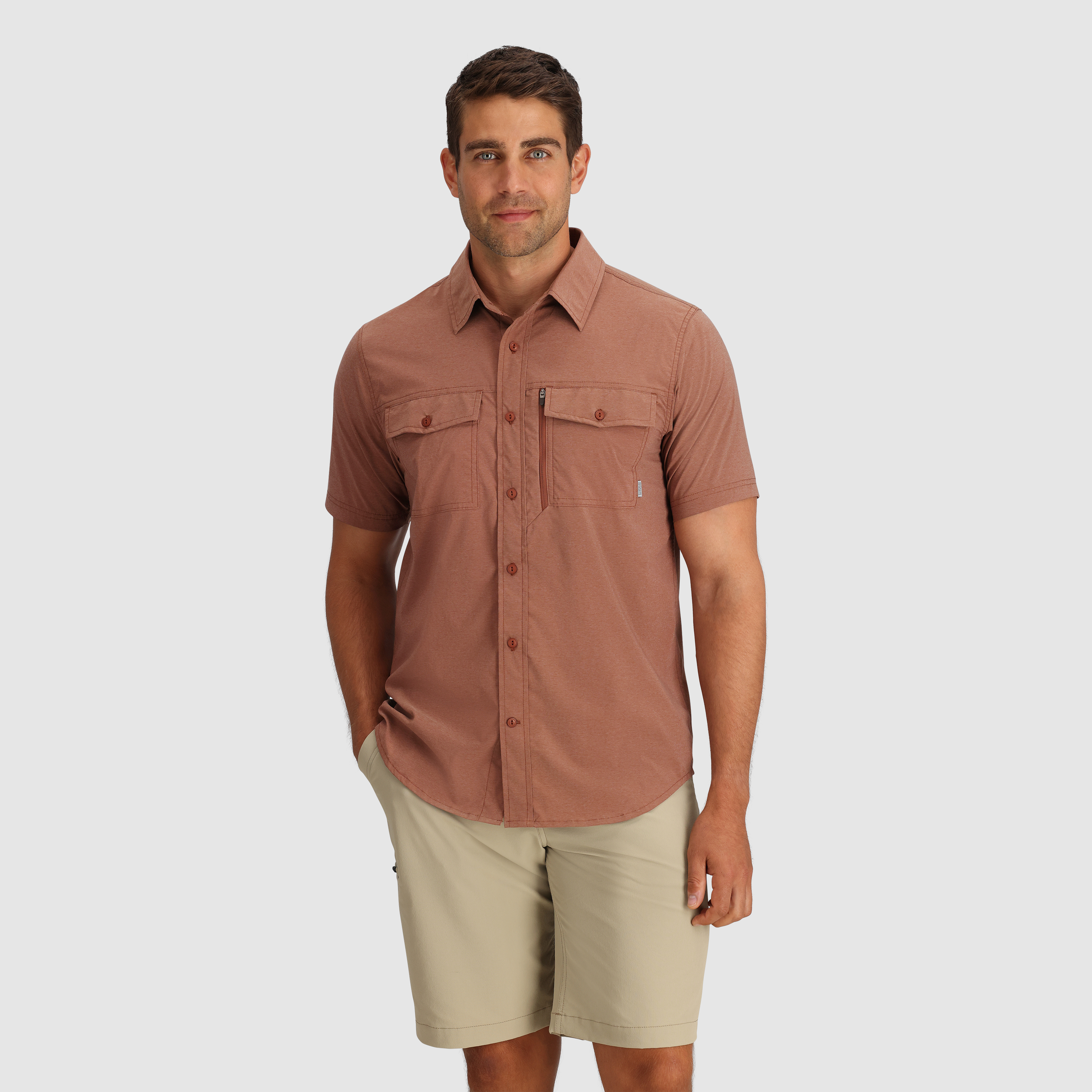 Men's Nylon Short Sleeve Shirt for Travel | Way Station