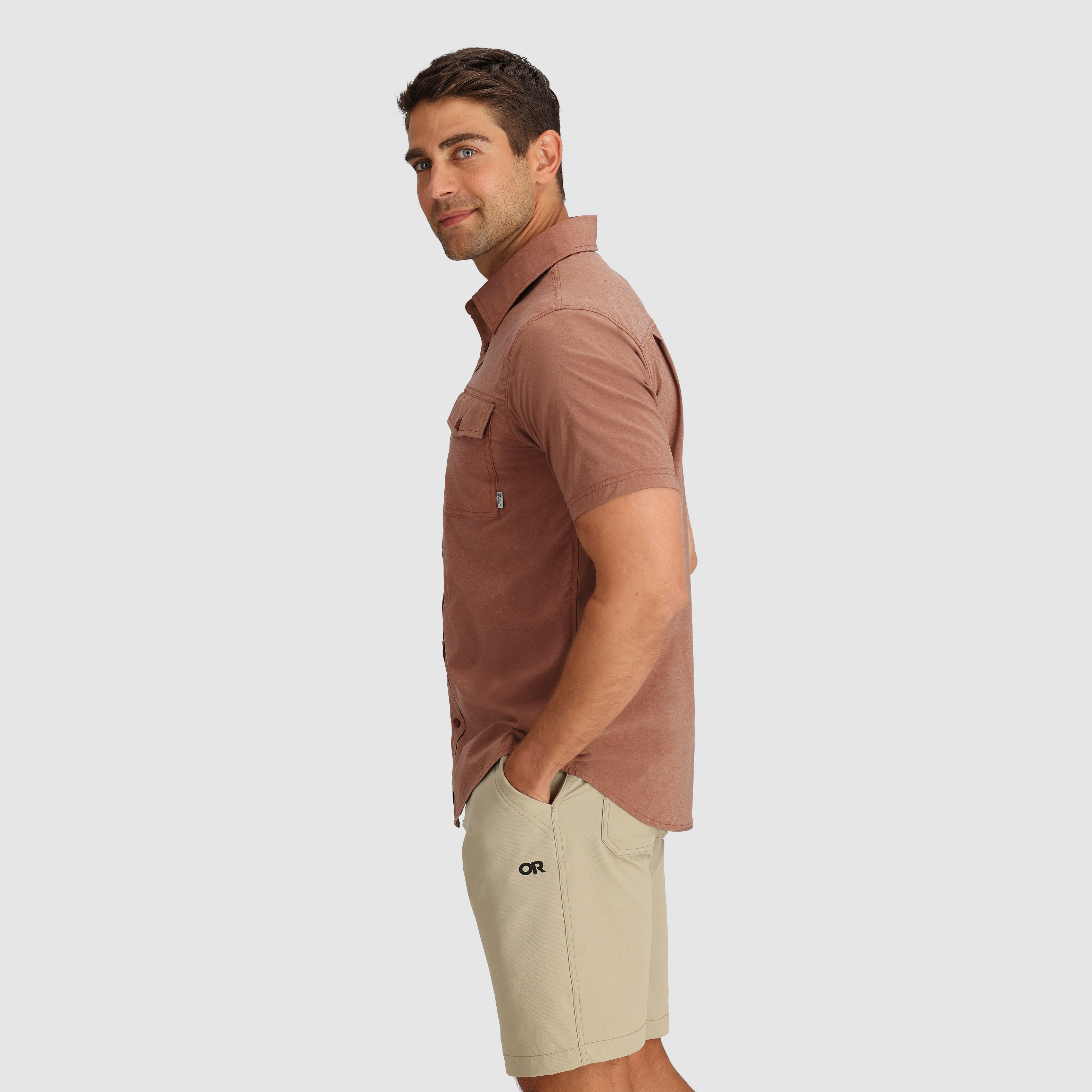 Men's Nylon Short Sleeve Shirt for Travel | Way Station