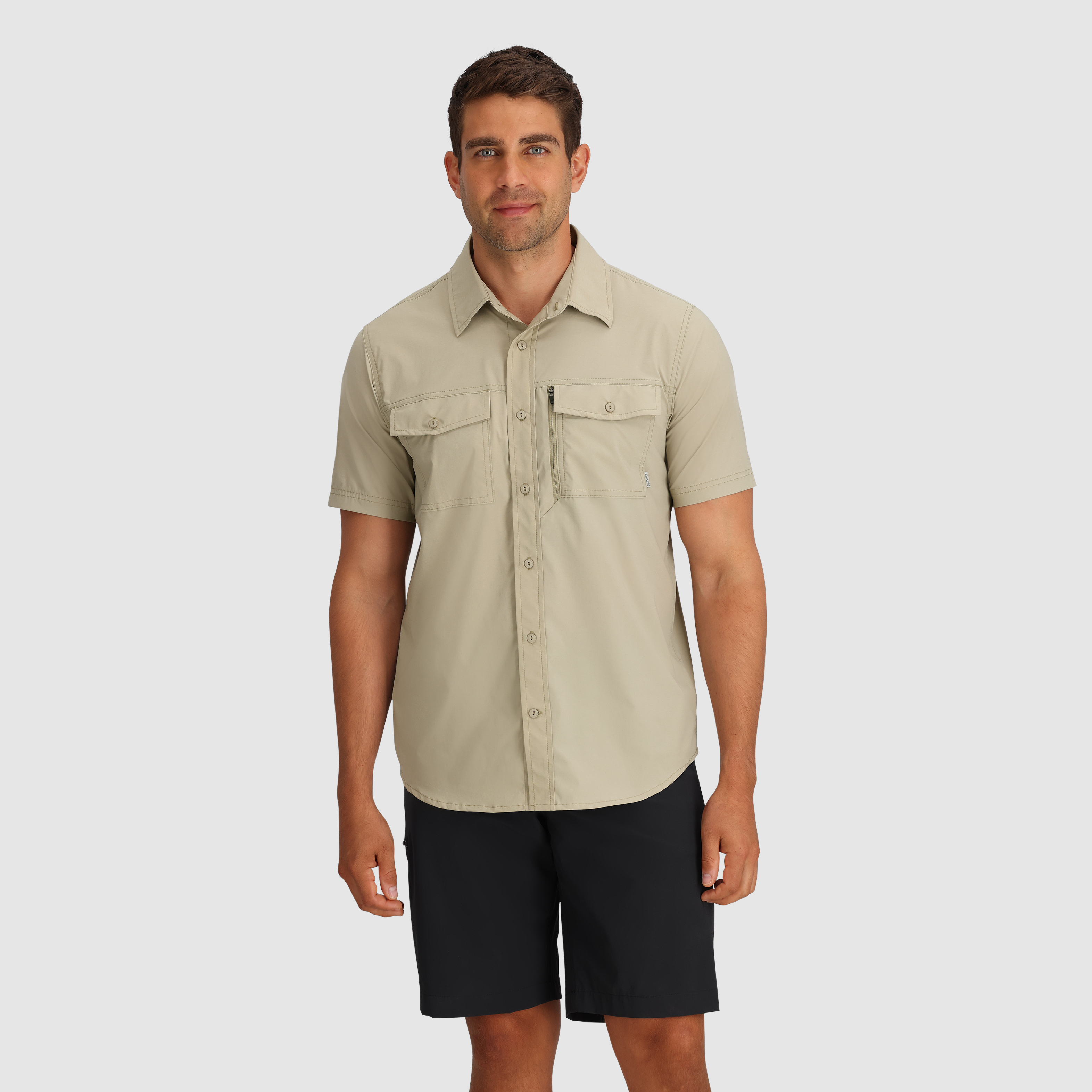 Men's Nylon Short Sleeve Shirt for Travel | Way Station
