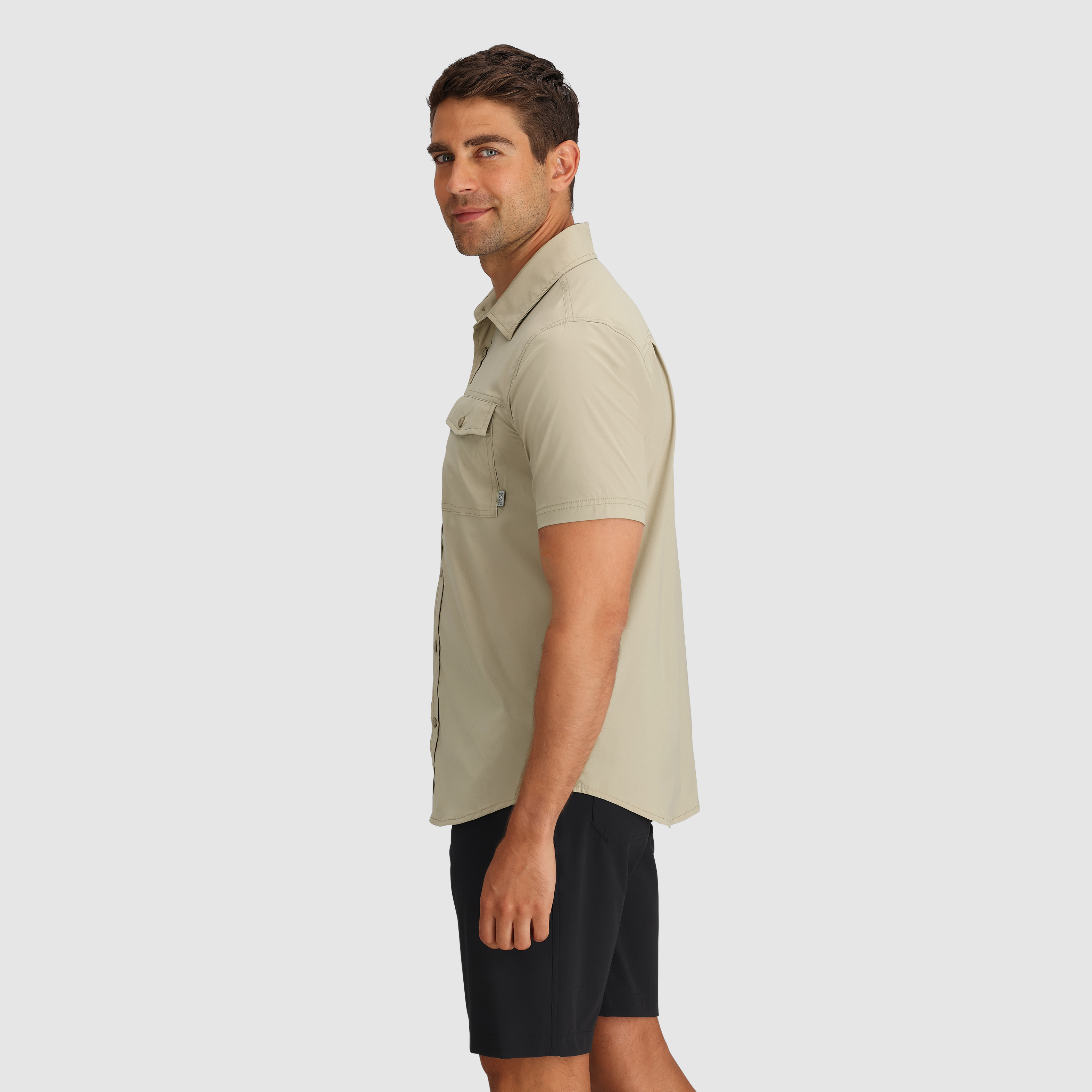 Men's Nylon Short Sleeve Shirt for Travel | Way Station