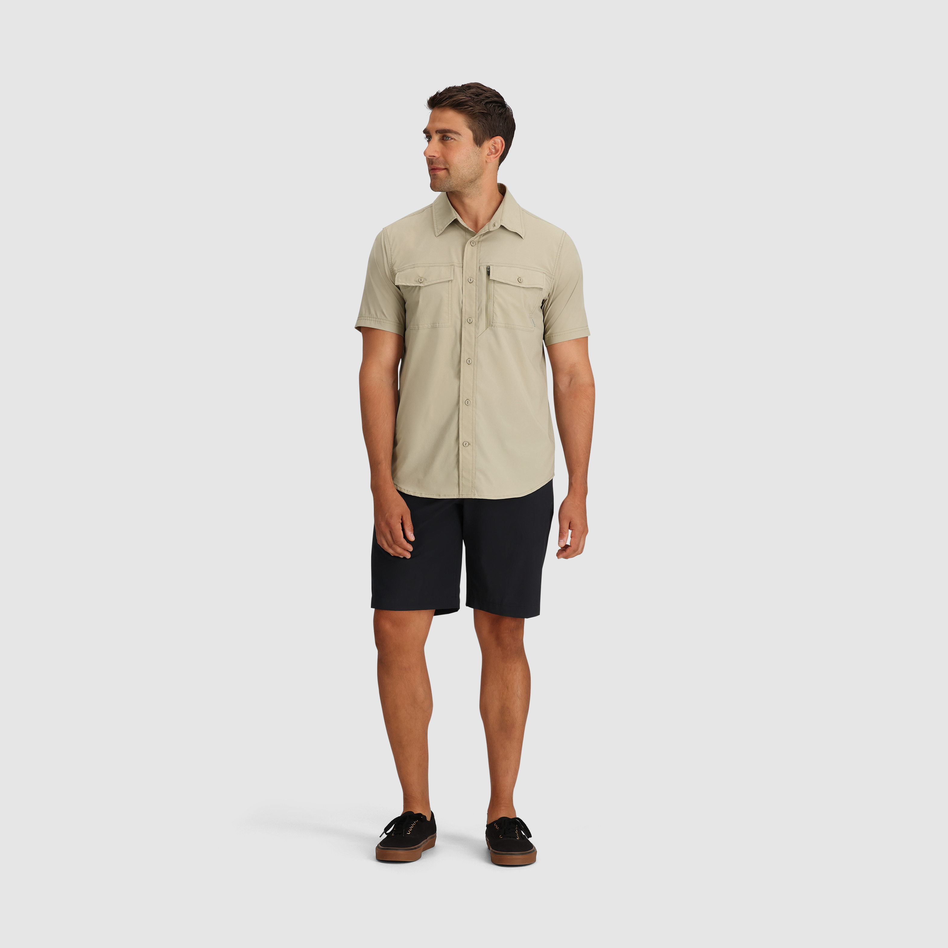 Men's Nylon Short Sleeve Shirt for Travel | Way Station