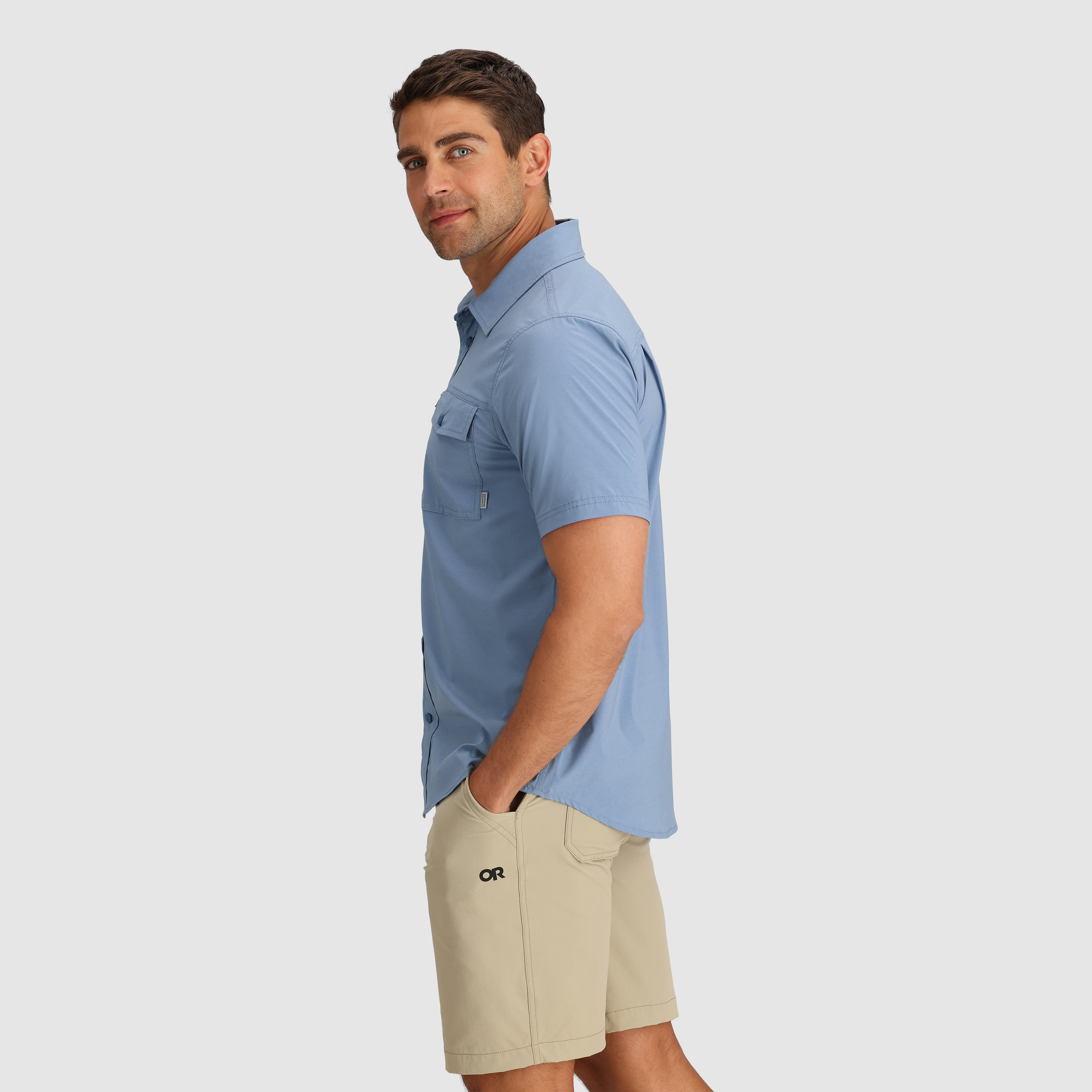 Men's Nylon Short Sleeve Shirt for Travel | Way Station