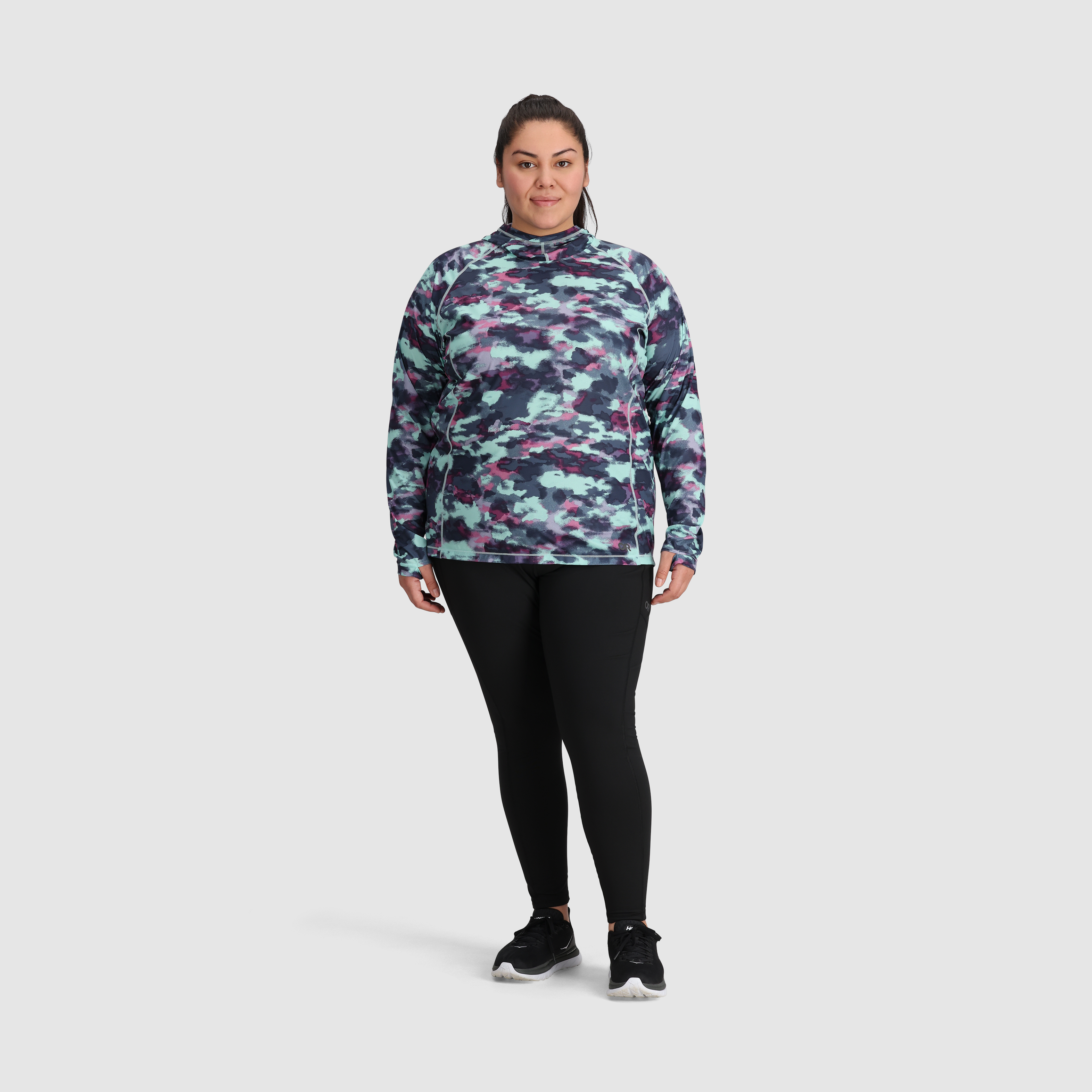 Breathable Women's Echo Hoodie with UPF 15 & Odor Control | OR