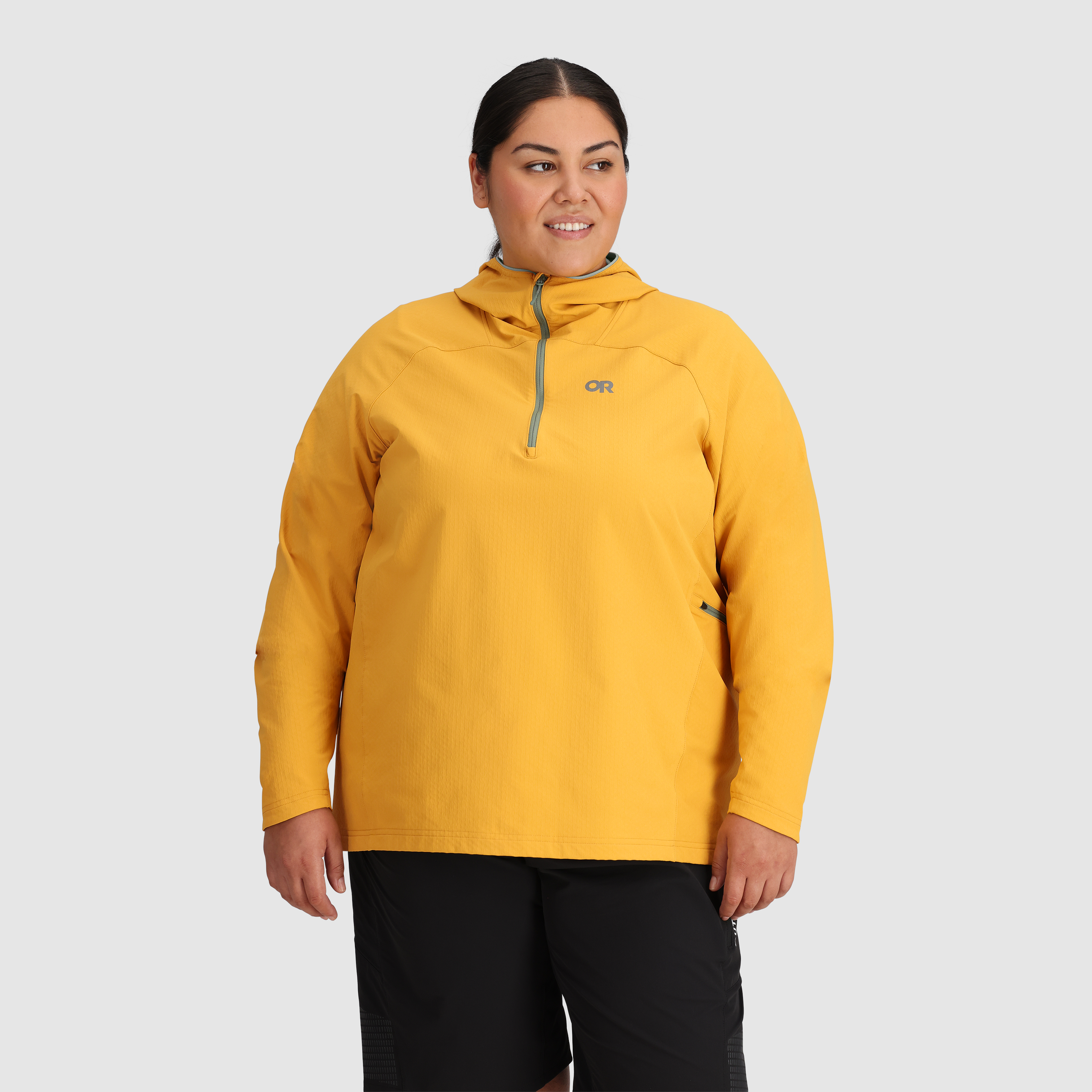 Women's MTB Half Zip Hoodie - Windproof & Quick-Drying for Cycling | Freewheel