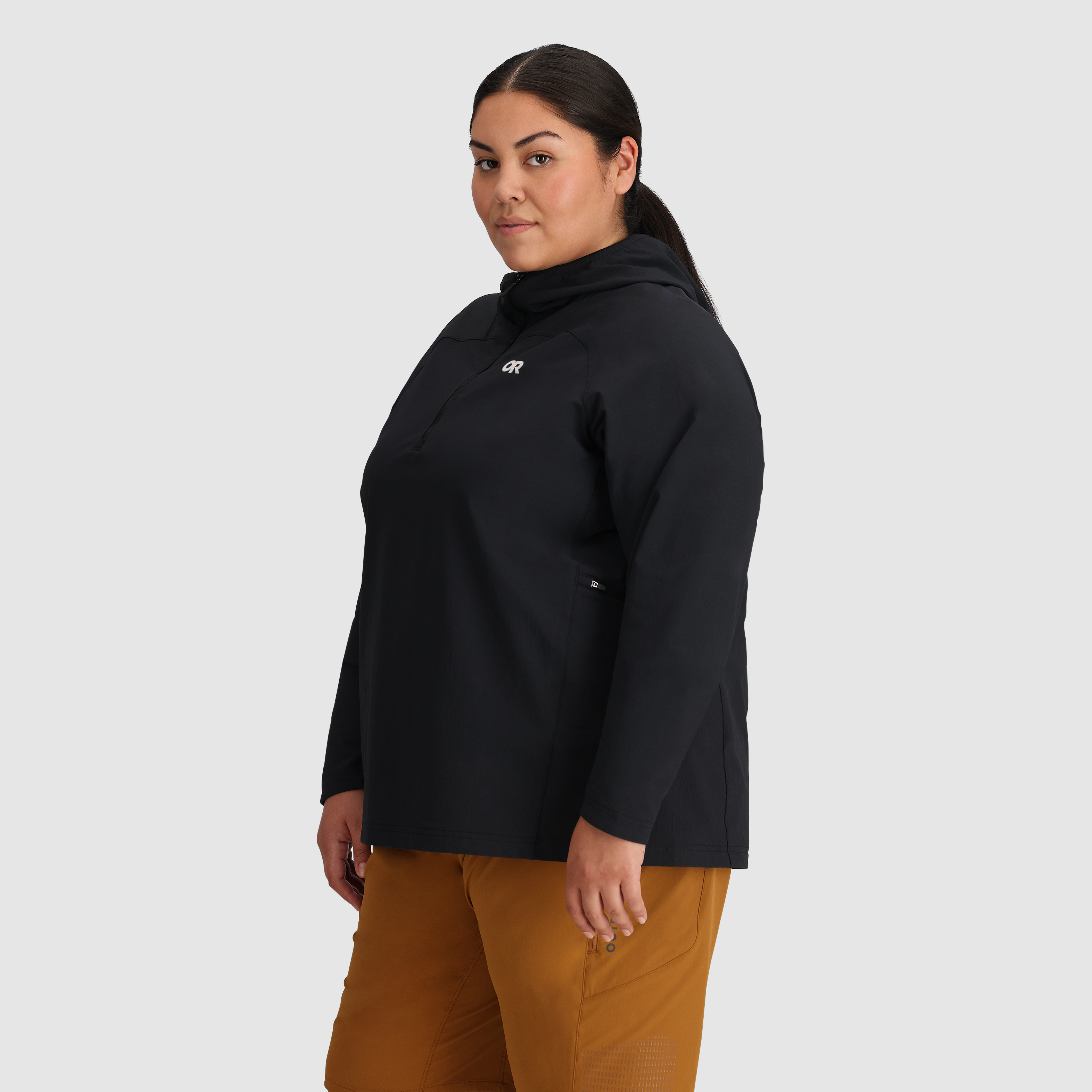 Women's MTB Half Zip Hoodie - Windproof & Quick-Drying for Cycling | Freewheel
