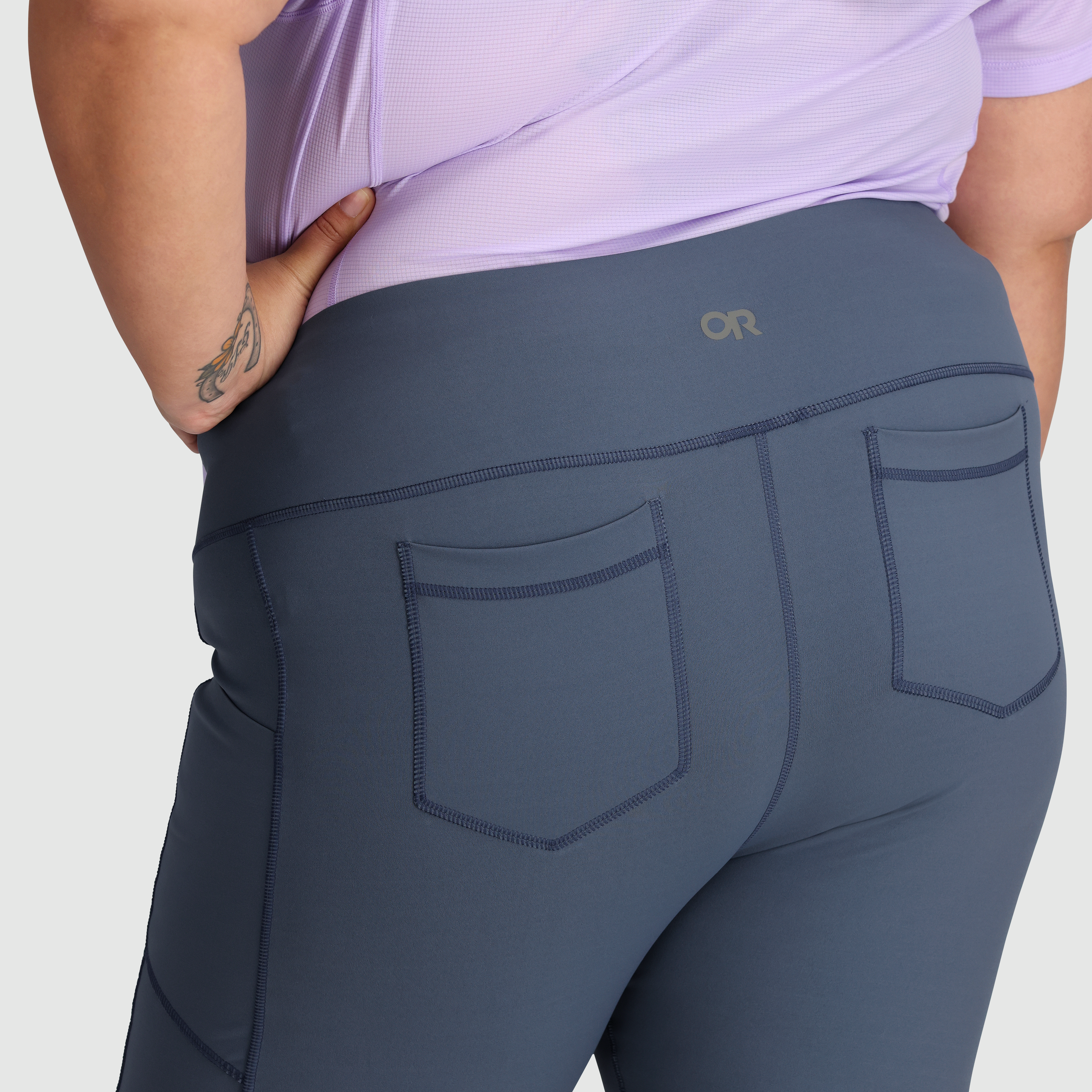 UV-Protect 7/8 Leggings with Pockets for Running & Climbing | Vantage