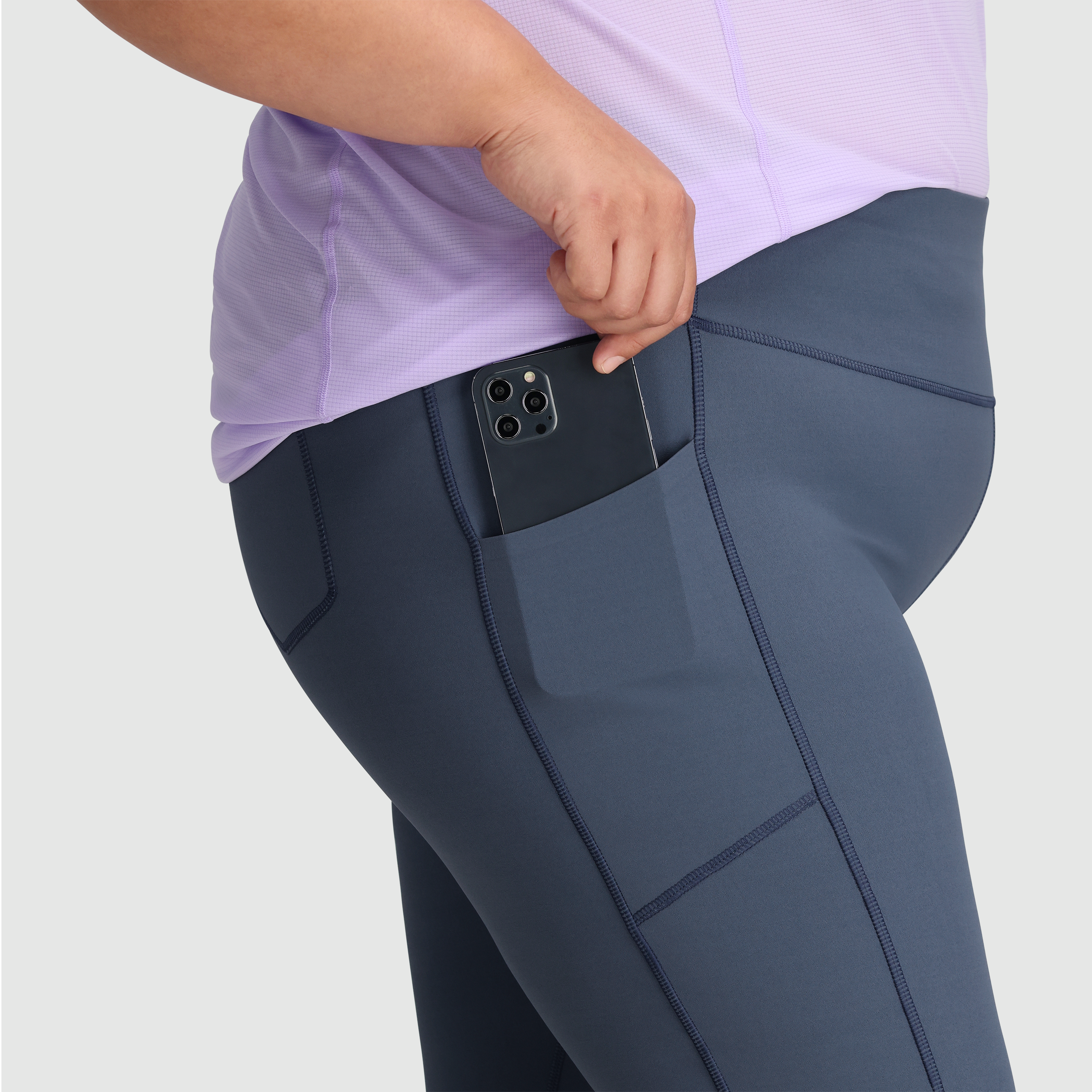 UV-Protect 7/8 Leggings with Pockets for Running & Climbing | Vantage
