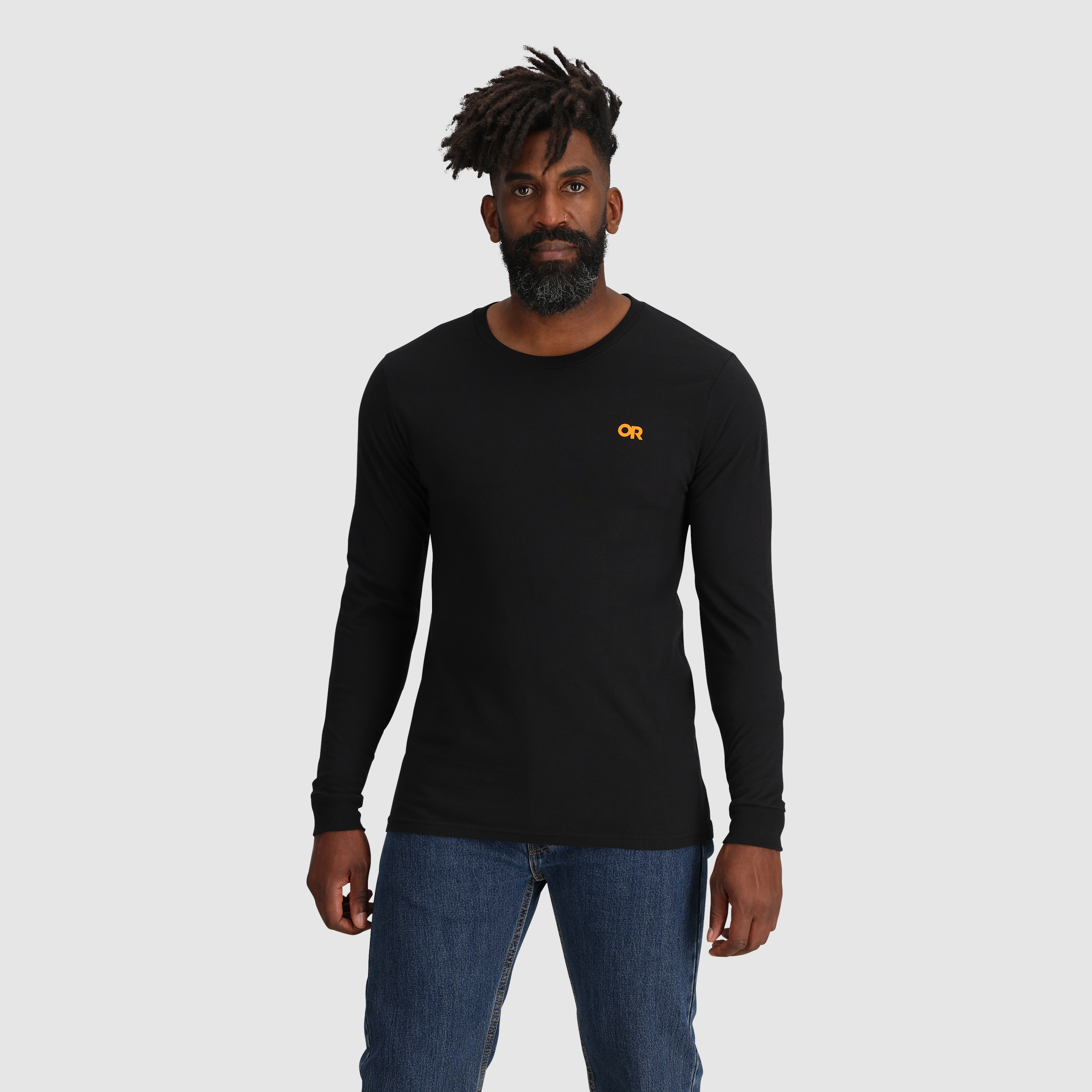 Unisex Alpine Logo Long Sleeve T-Shirt | 100% Cotton for Outdoor Wear