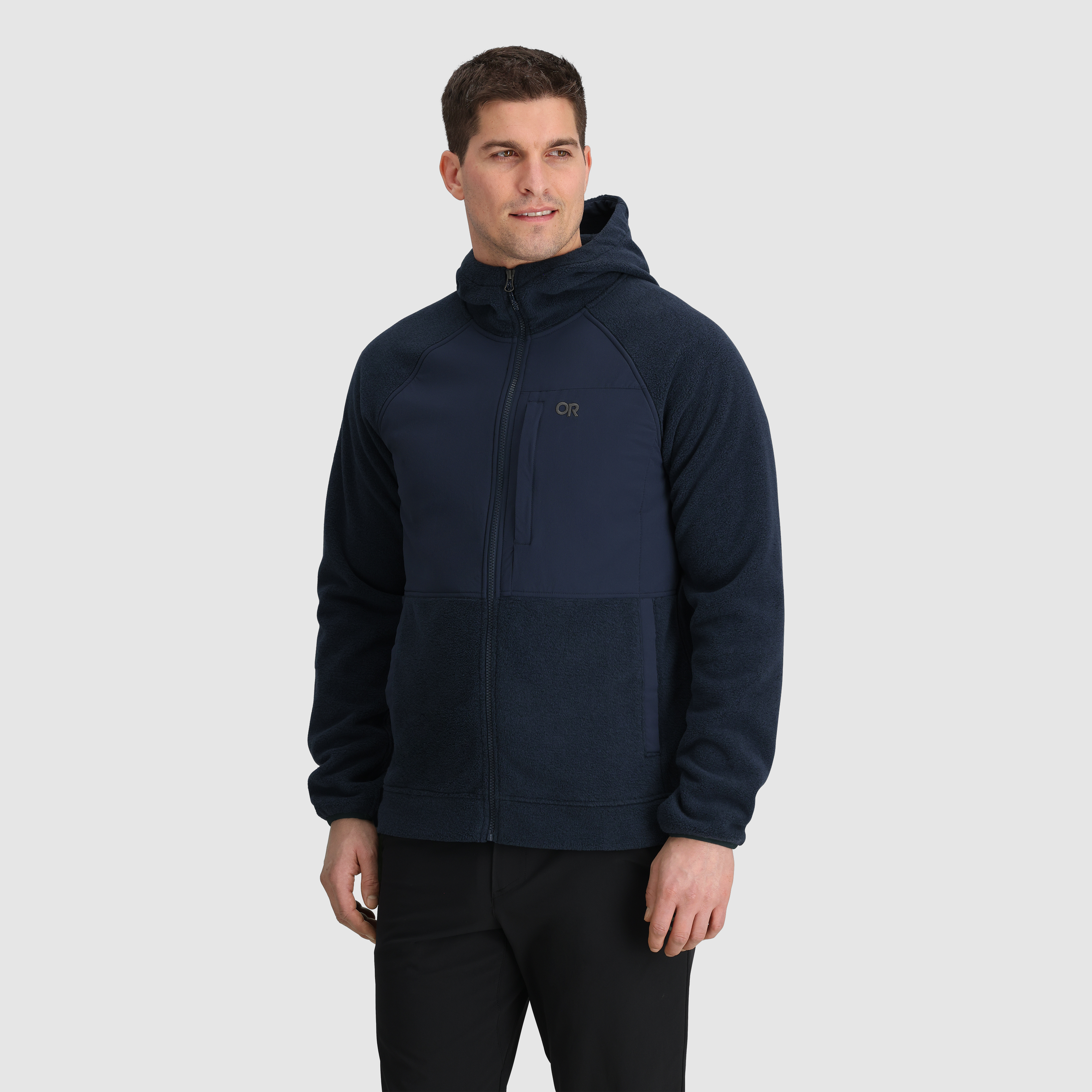 Men's Polartec® 200 Fleece Hoodie for Outdoor Layering | OR