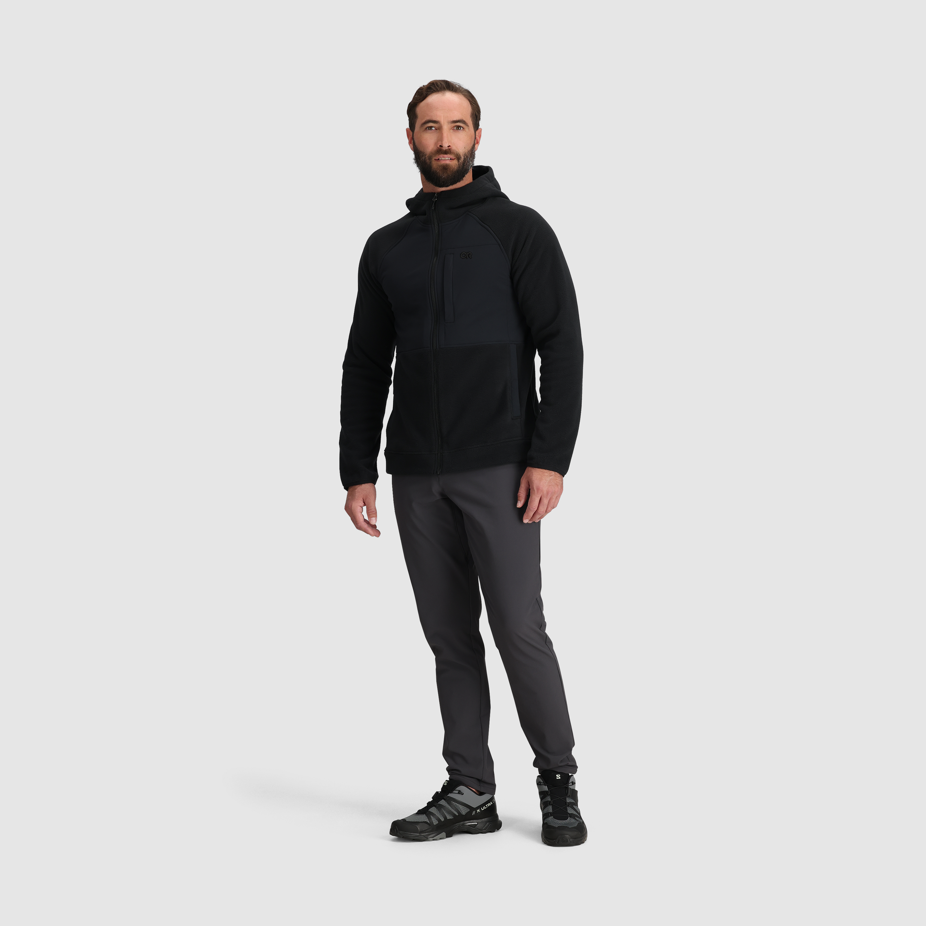Men's Polartec® 200 Fleece Hoodie for Outdoor Layering | OR
