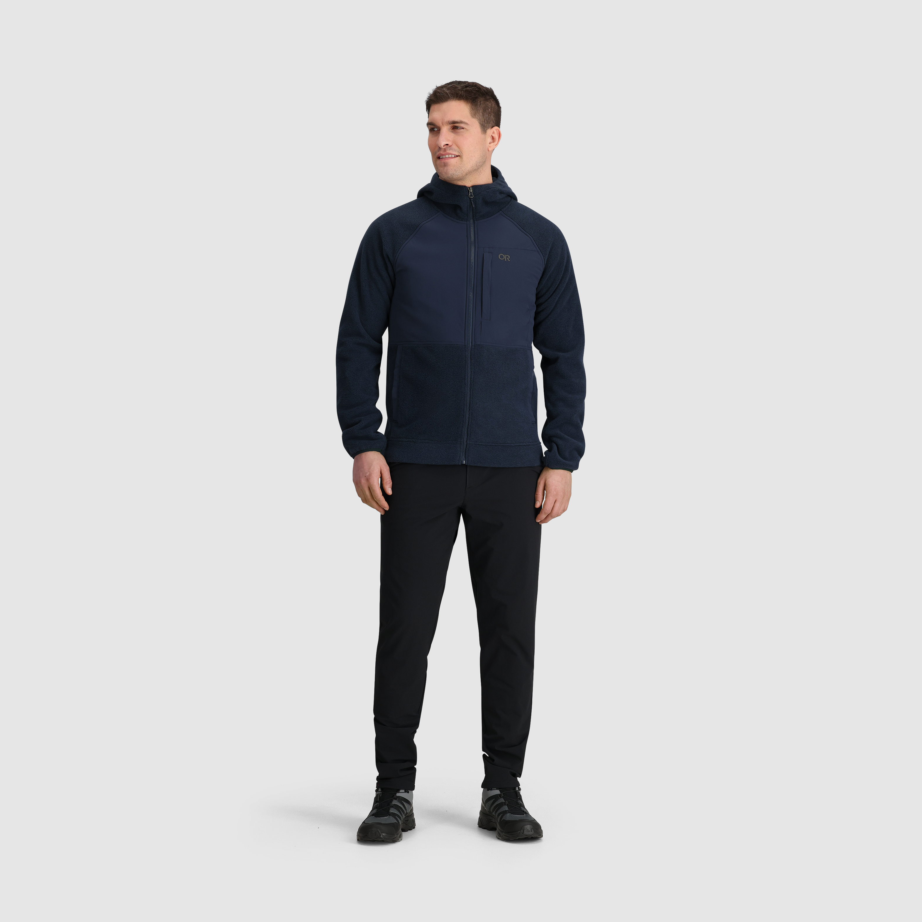 Men's Polartec® 200 Fleece Hoodie for Outdoor Layering | OR