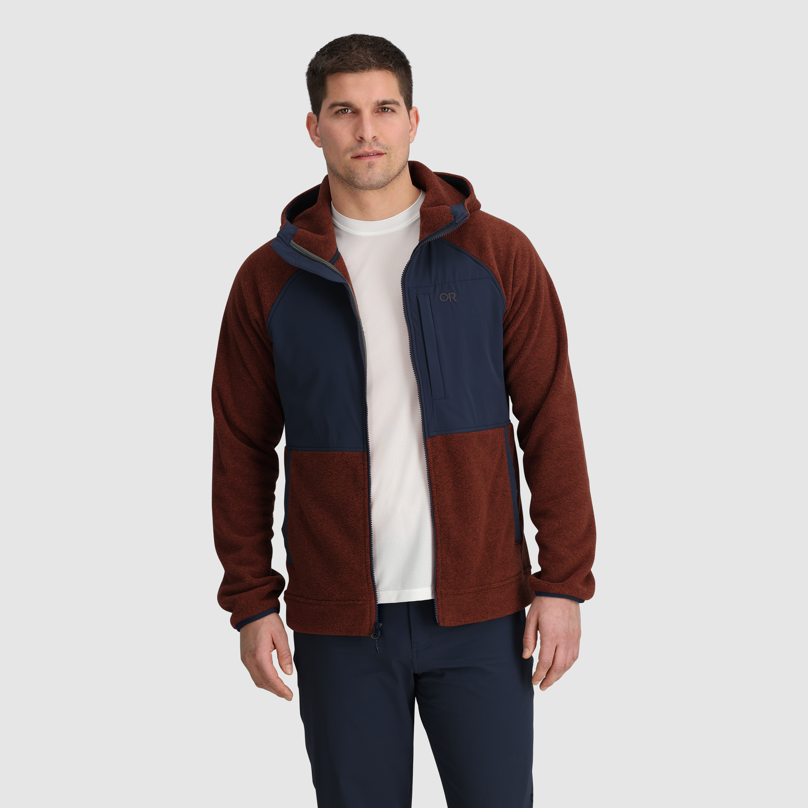 Men's Polartec® 200 Fleece Hoodie for Outdoor Layering | OR