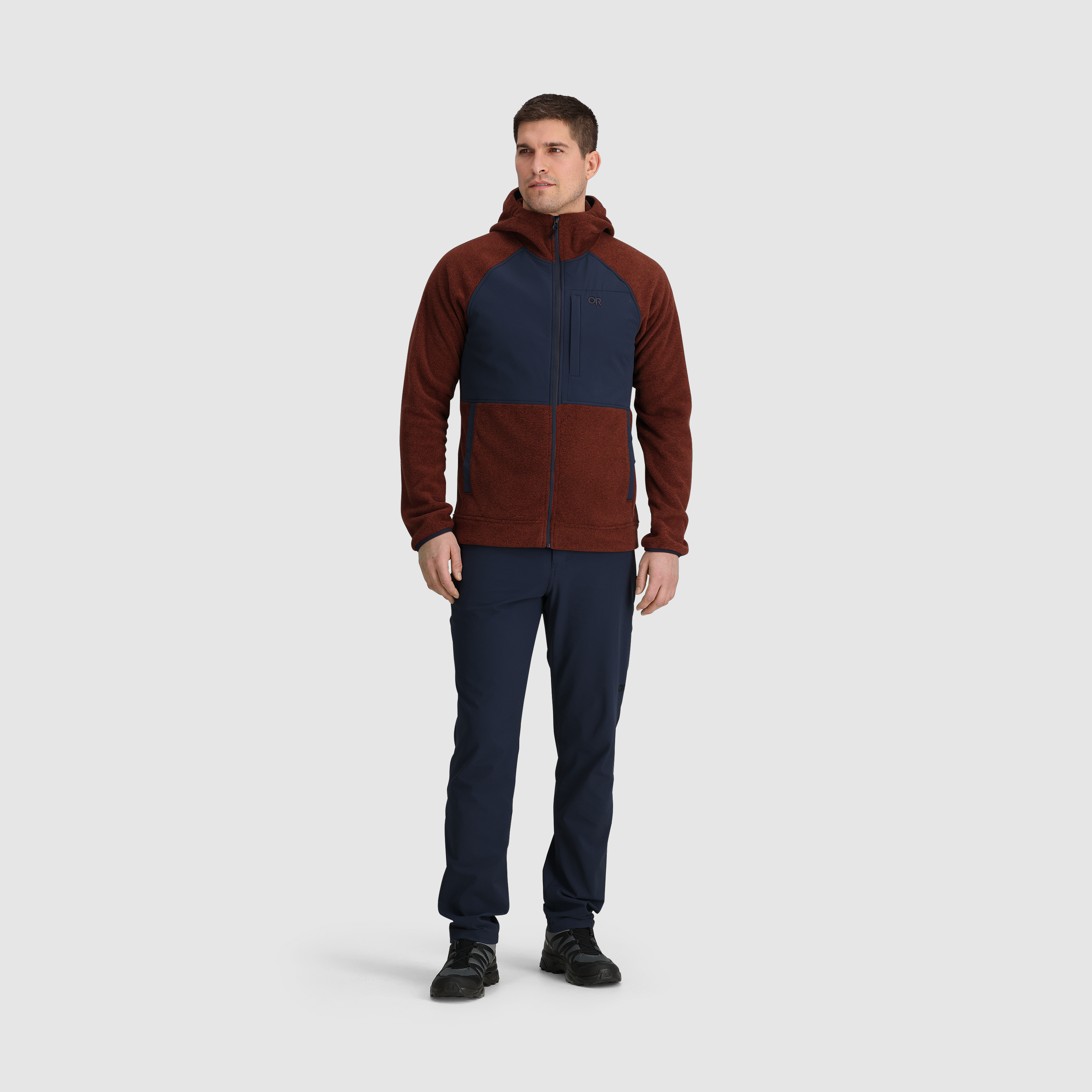 Men's Polartec® 200 Fleece Hoodie for Outdoor Layering | OR