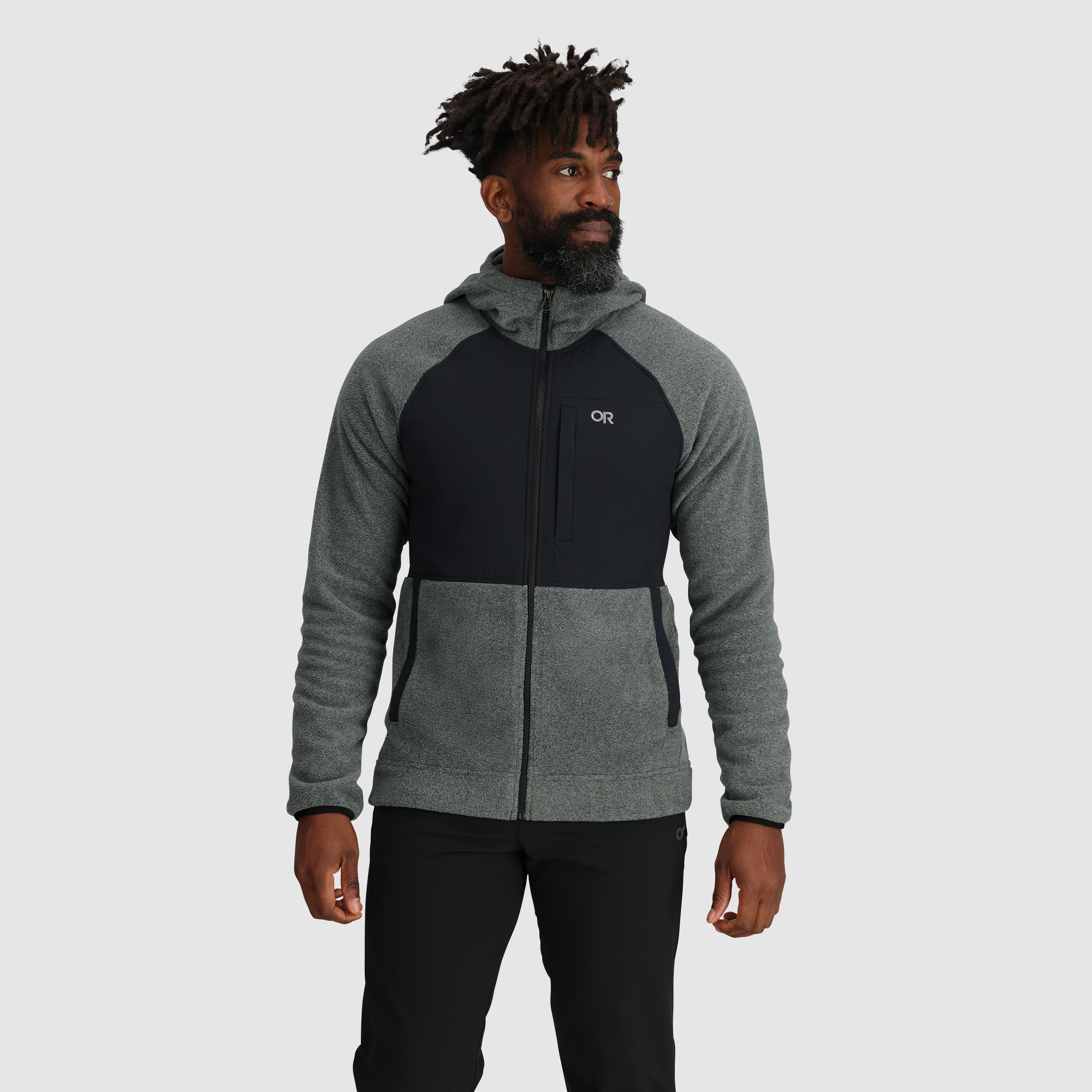 Men's Polartec® 200 Fleece Hoodie for Outdoor Layering | OR