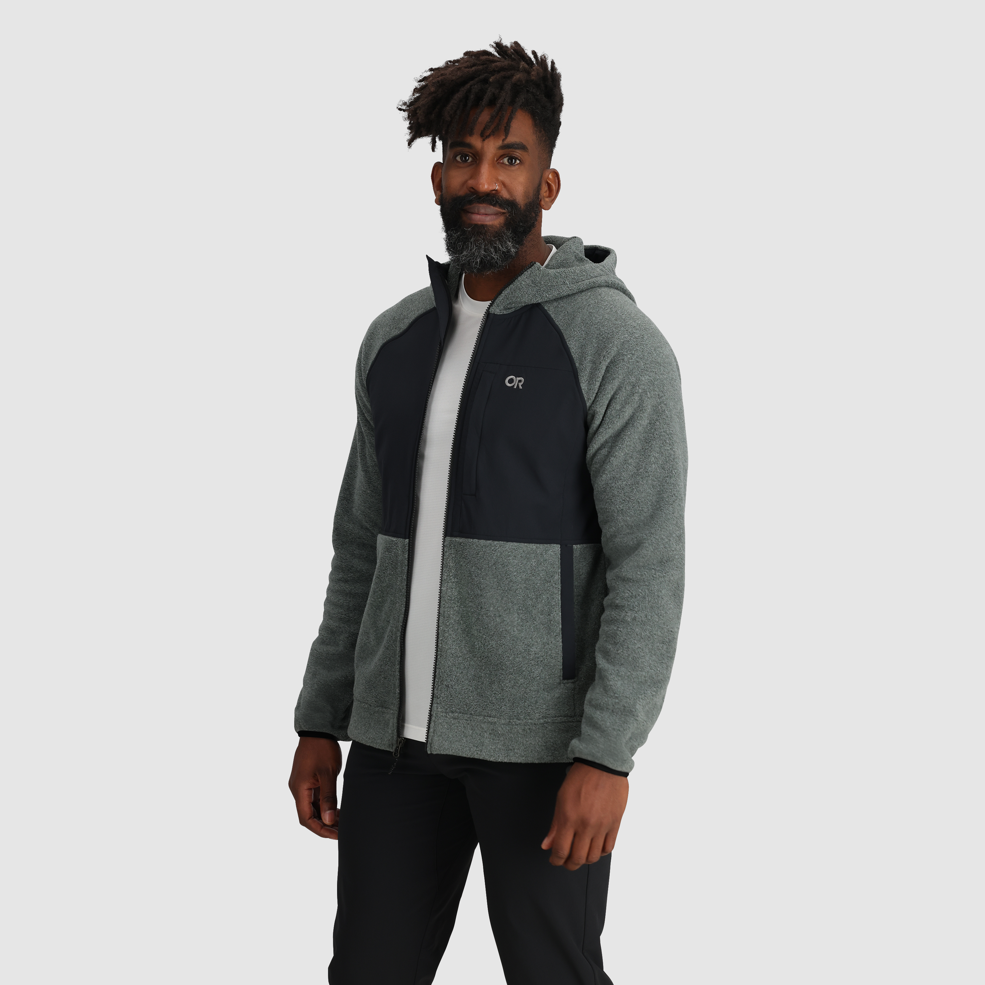 Men's Polartec® 200 Fleece Hoodie for Outdoor Layering | OR
