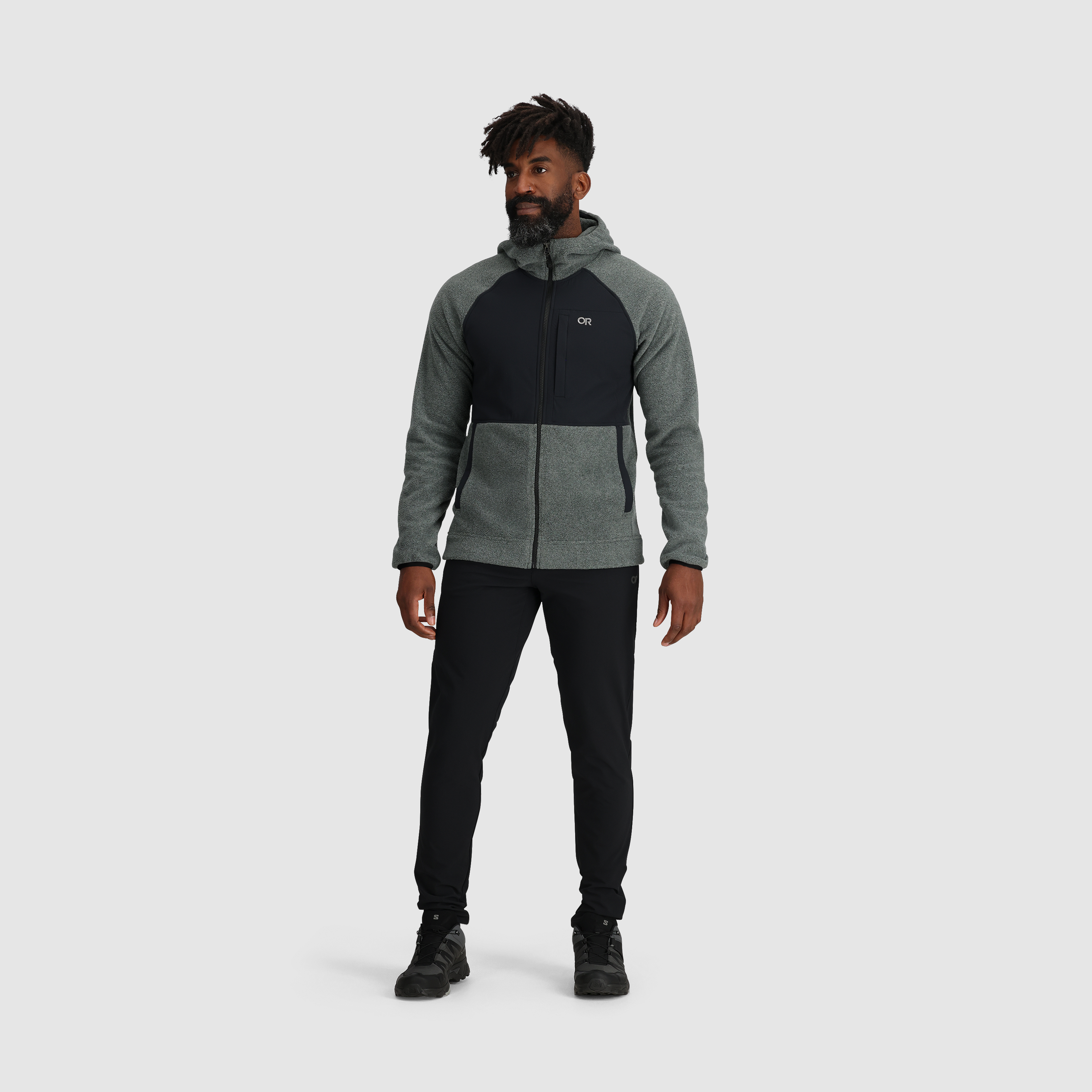 Men's Polartec® 200 Fleece Hoodie for Outdoor Layering | OR