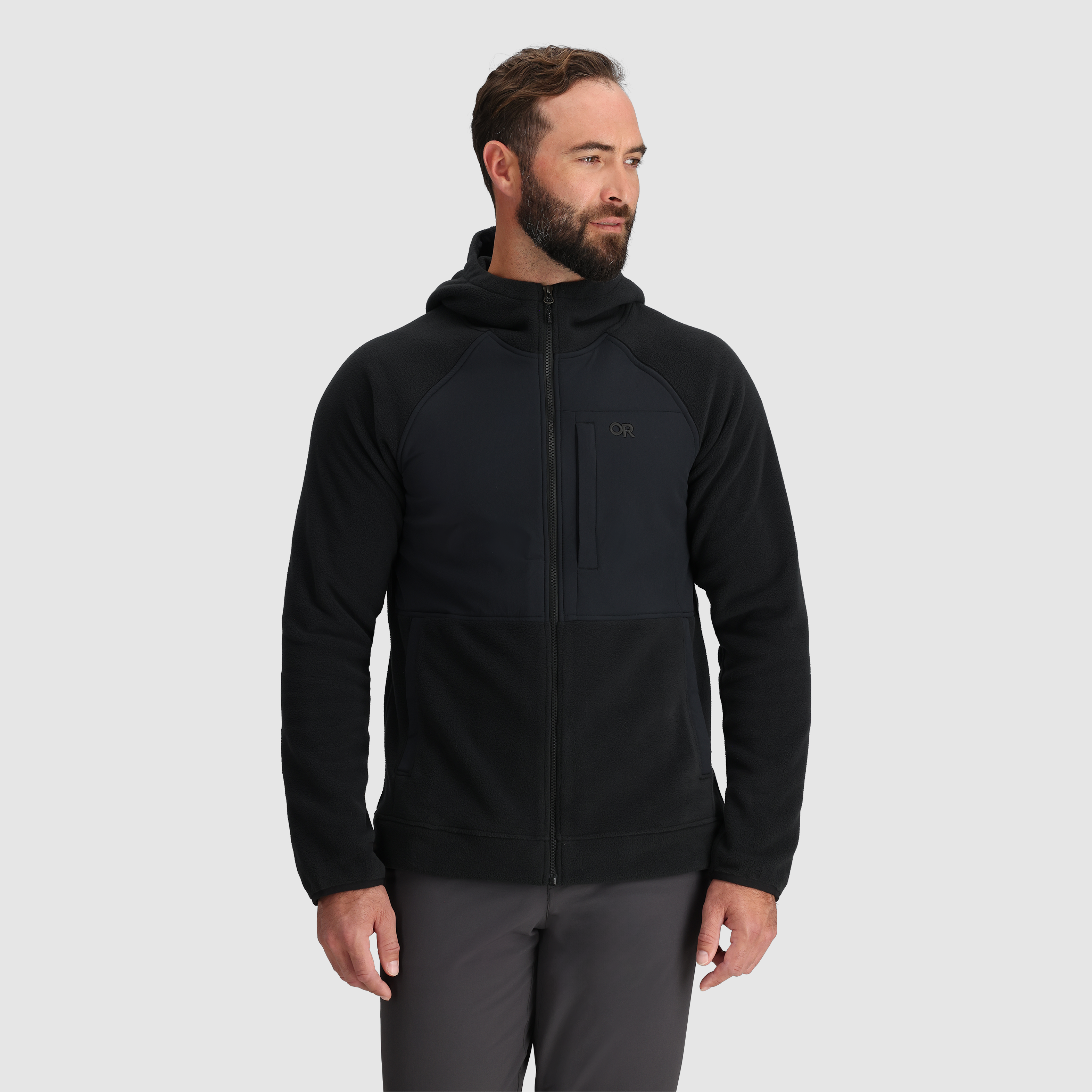 Men's Polartec® 200 Fleece Hoodie for Outdoor Layering | OR