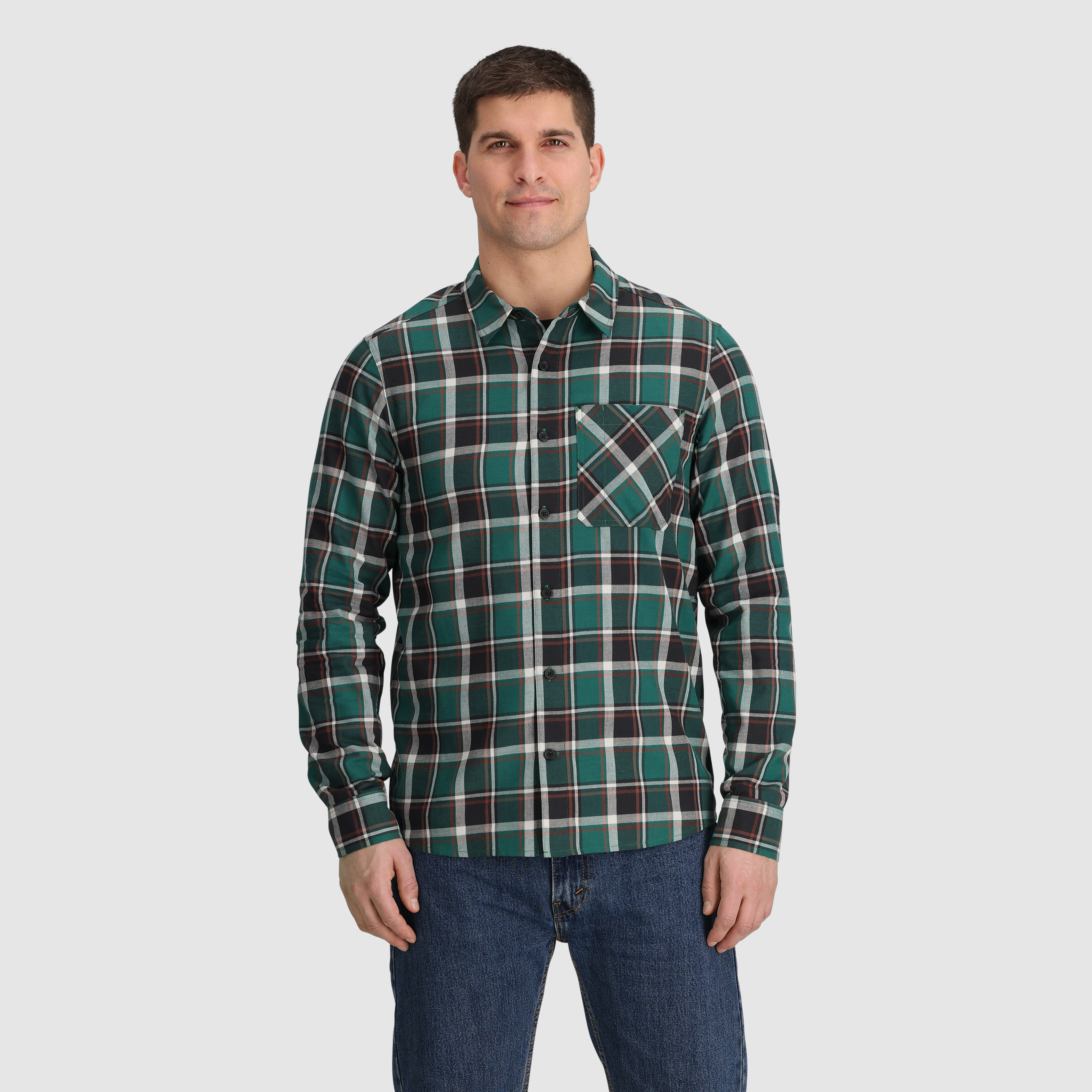 Men's Ravenna Flannel Shirt for Hiking & Casual Wear | UPF 40 & Moisture-Wicking