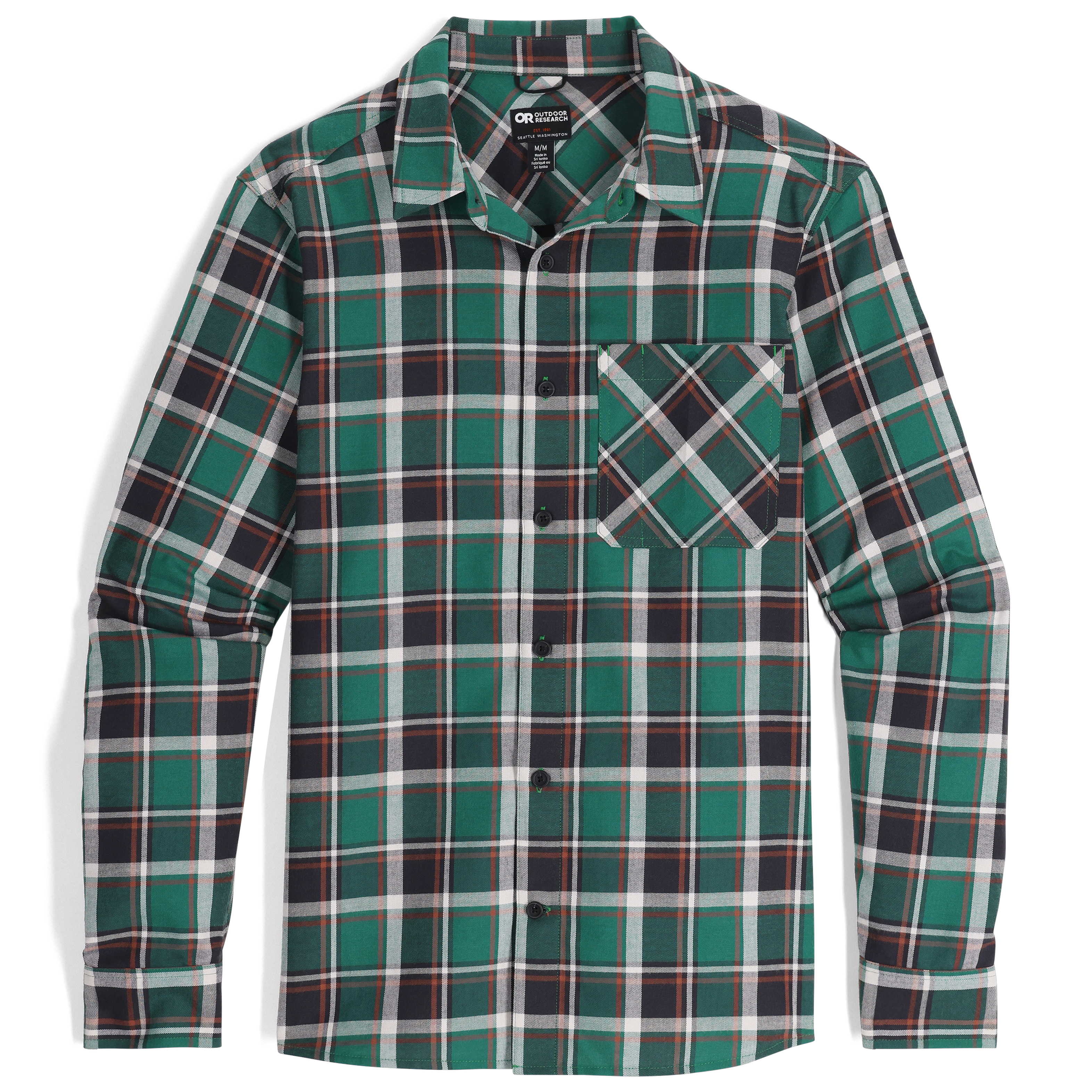 Men's Ravenna Flannel Shirt for Hiking & Casual Wear | UPF 40 & Moisture-Wicking
