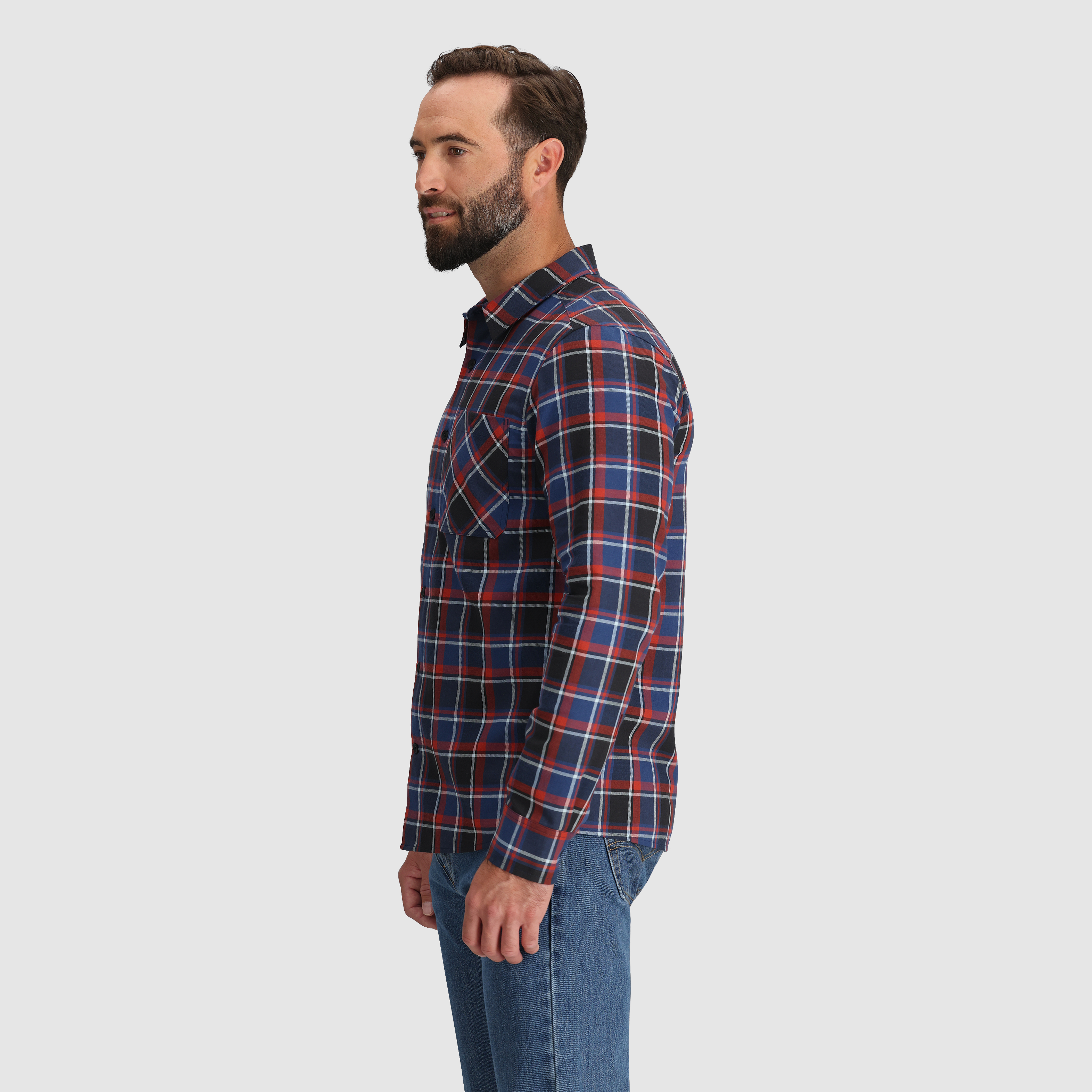 Men's Ravenna Flannel Shirt for Hiking & Casual Wear | UPF 40 & Moisture-Wicking