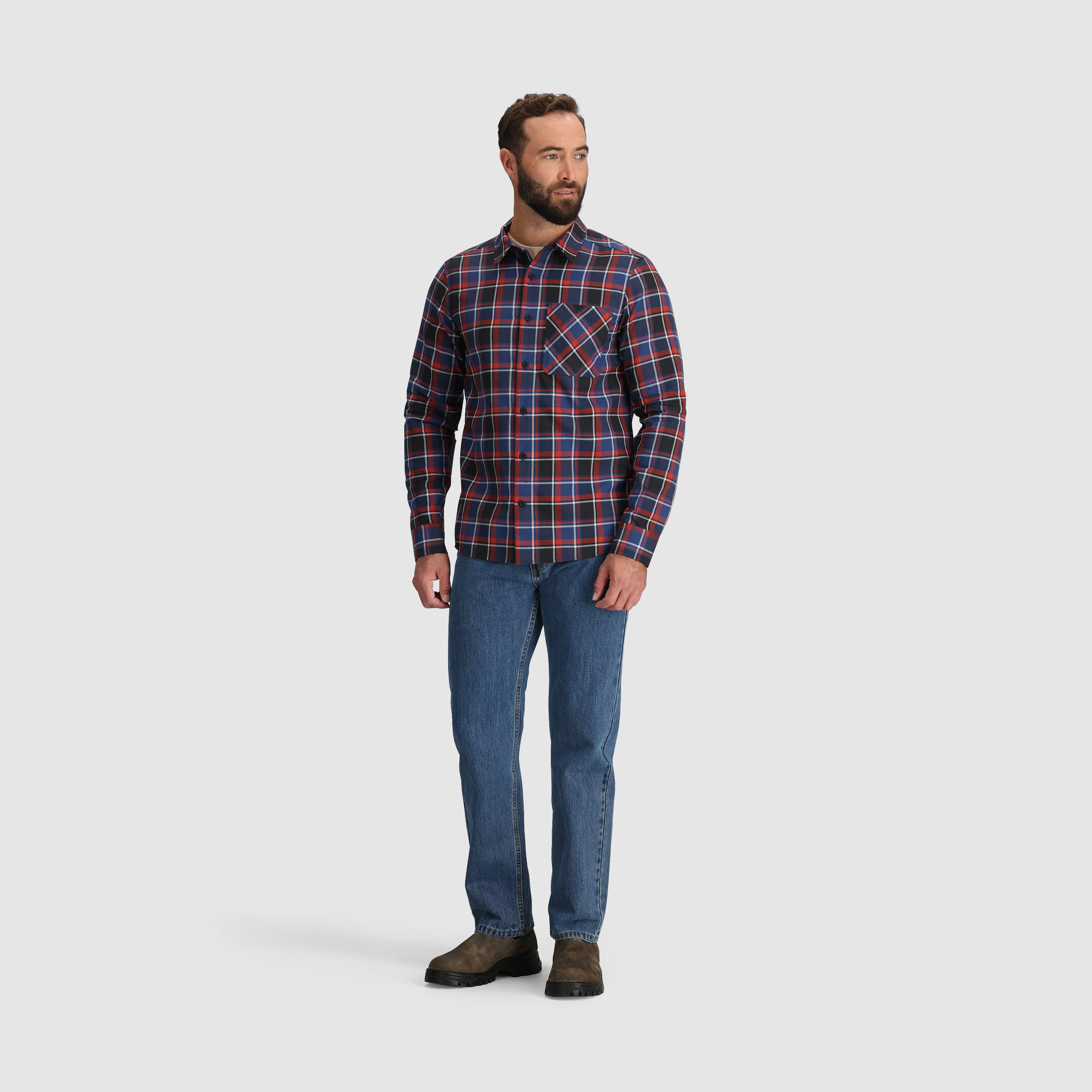 Men's Ravenna Flannel Shirt for Hiking & Casual Wear | UPF 40 & Moisture-Wicking