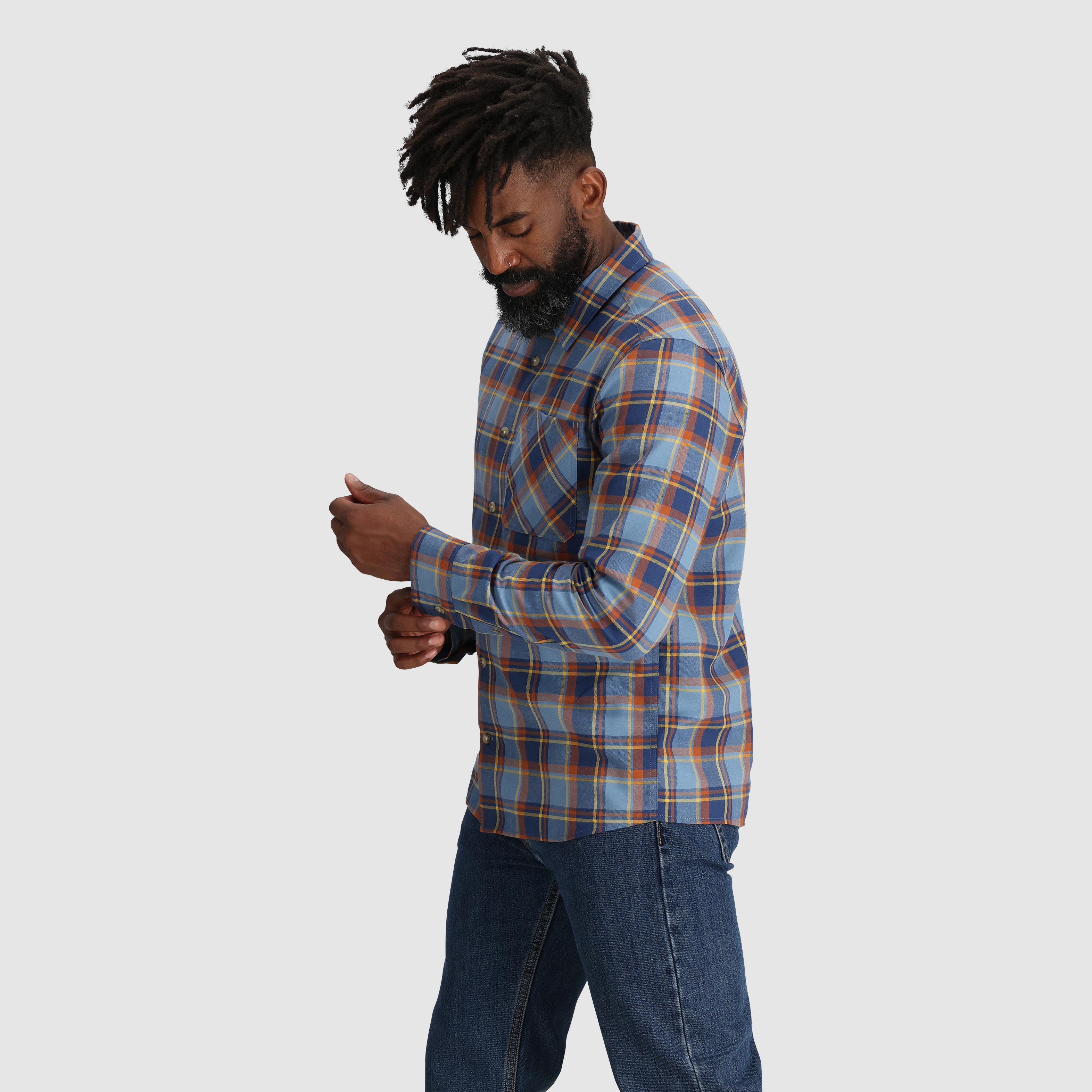 Men's Ravenna Flannel Shirt for Hiking & Casual Wear | UPF 40 & Moisture-Wicking