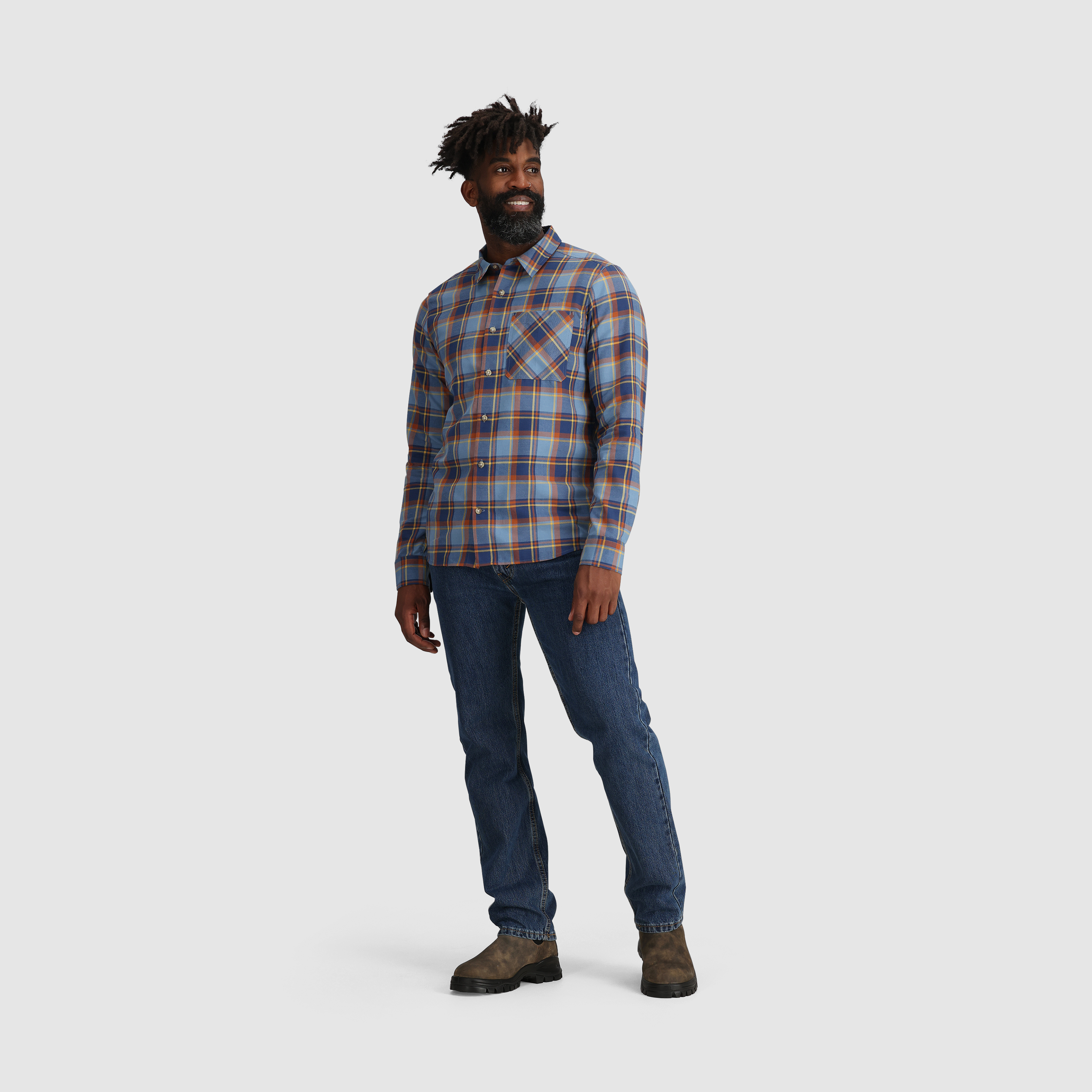 Men's Ravenna Flannel Shirt for Hiking & Casual Wear | UPF 40 & Moisture-Wicking