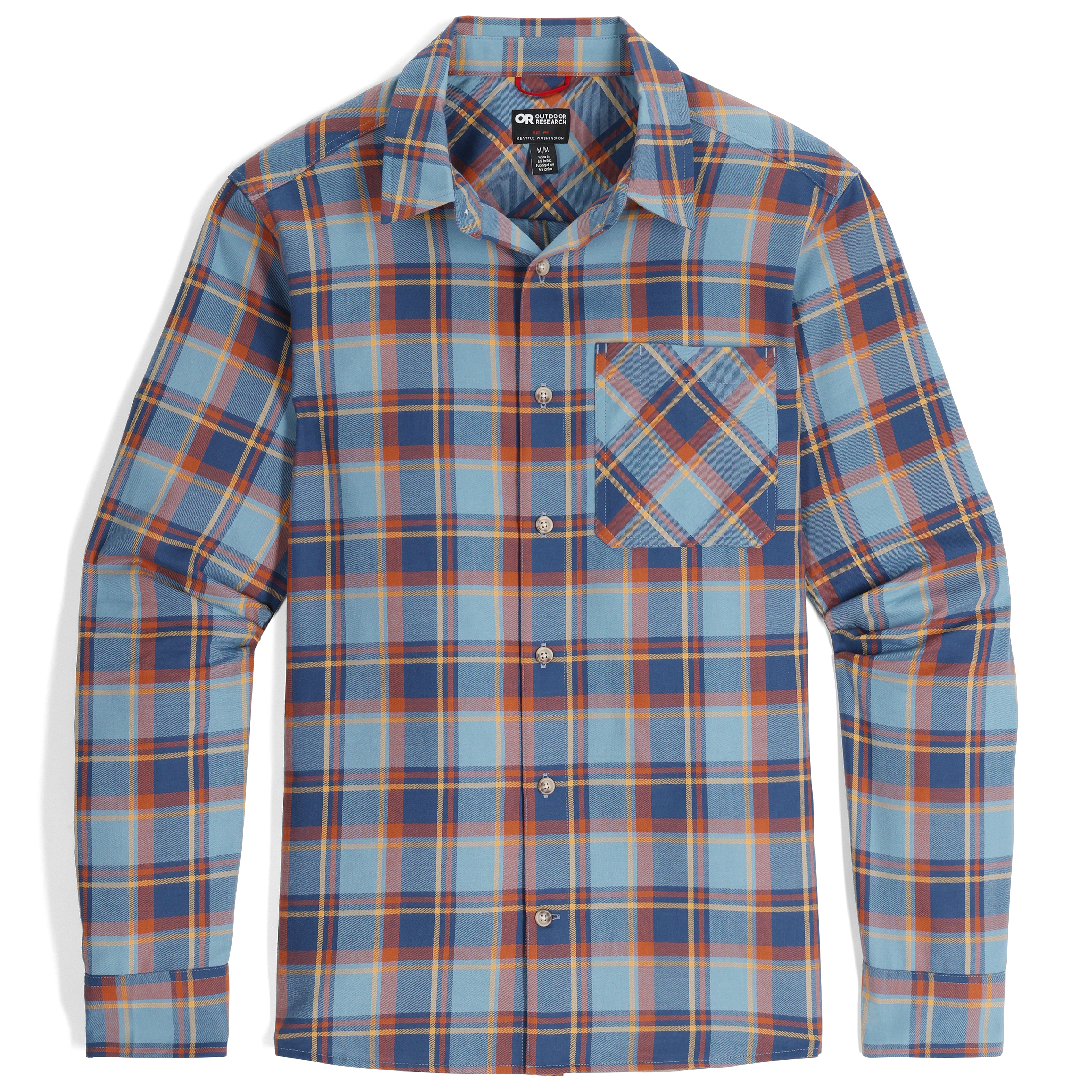 Men's Ravenna Flannel Shirt for Hiking & Casual Wear | UPF 40 & Moisture-Wicking