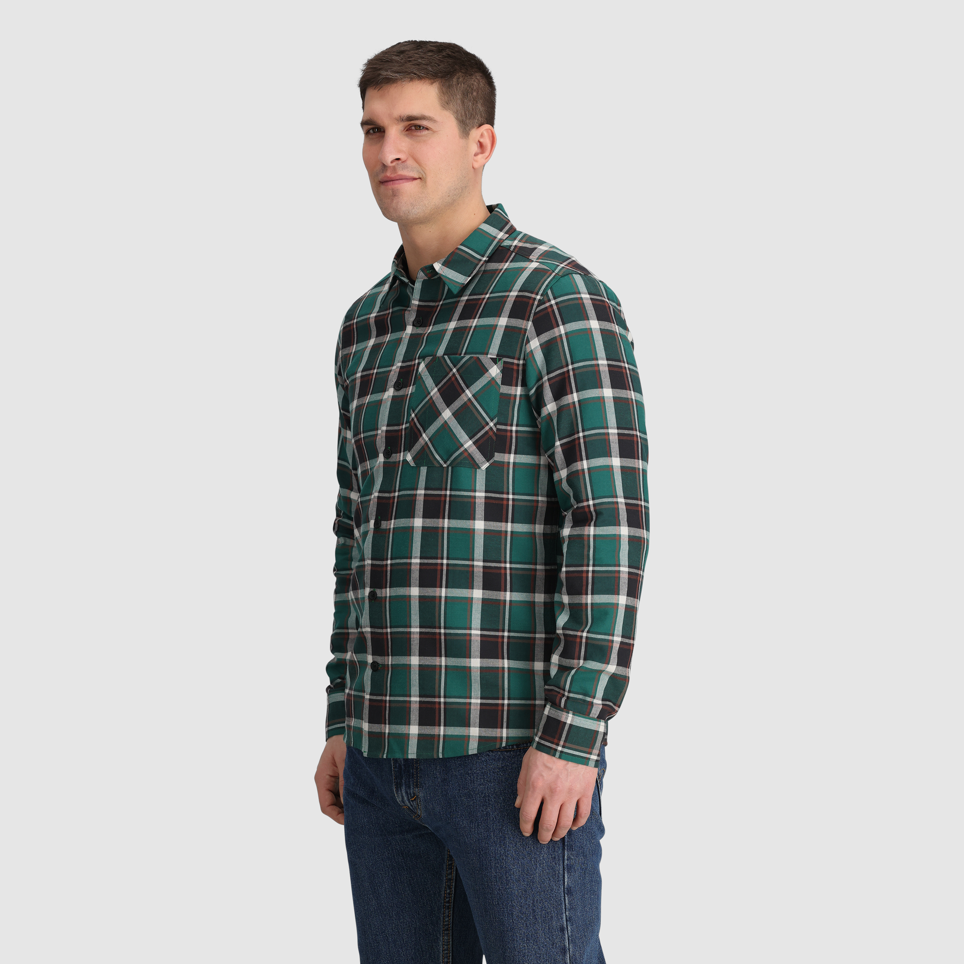 Men's Ravenna Flannel Shirt for Hiking & Casual Wear | UPF 40 & Moisture-Wicking