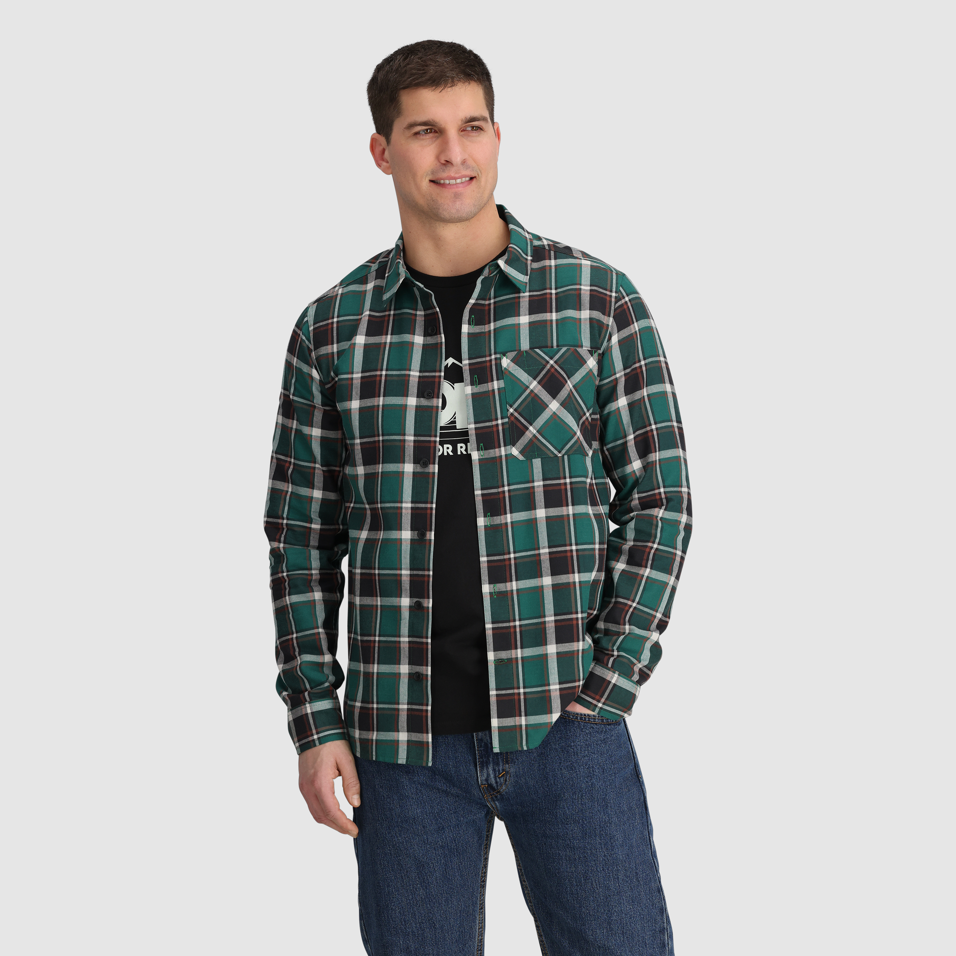 Men's Ravenna Flannel Shirt for Hiking & Casual Wear | UPF 40 & Moisture-Wicking