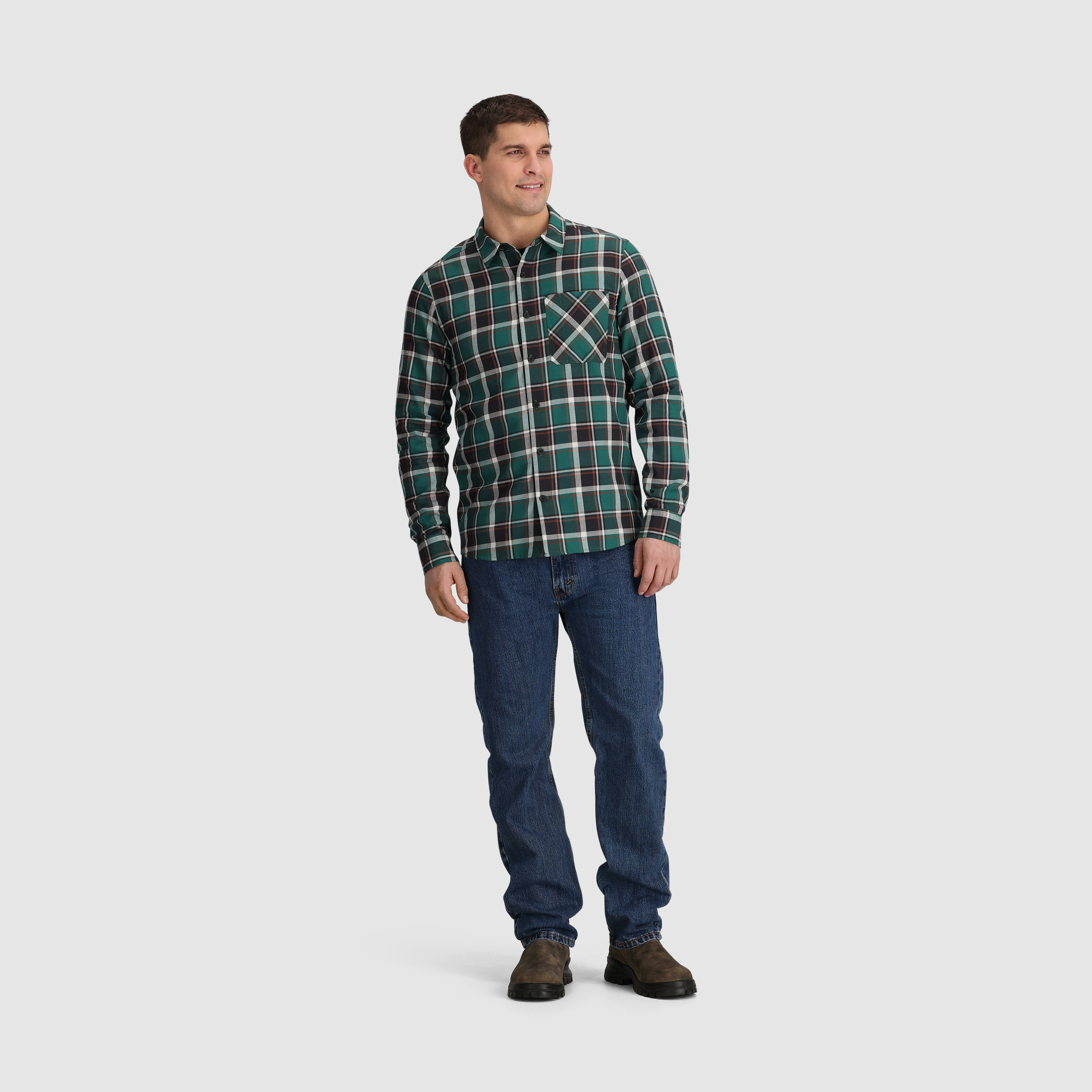 Men's Ravenna Flannel Shirt for Hiking & Casual Wear | UPF 40 & Moisture-Wicking