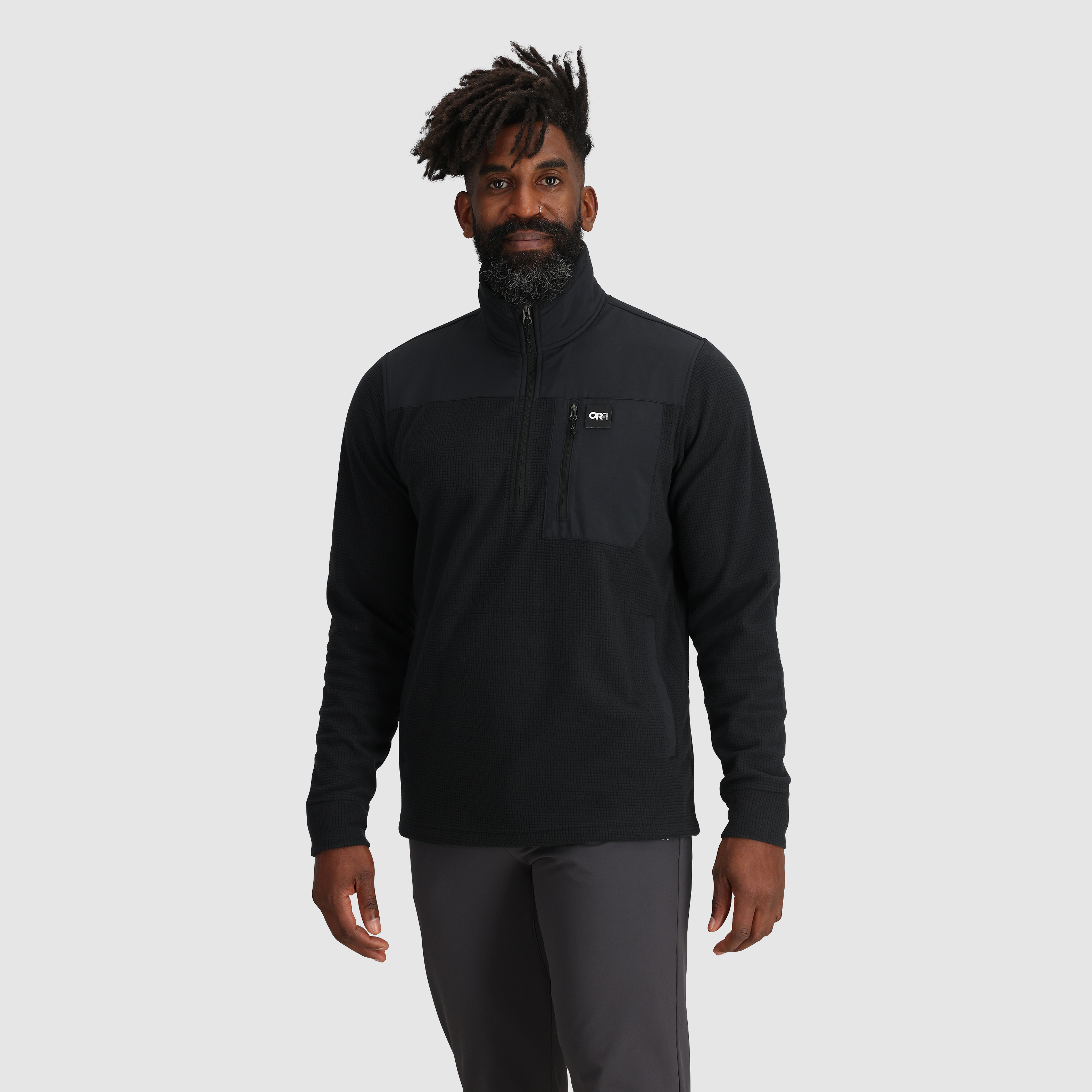 Men's Fleece Quarter Zip Pullover for Hiking & Outdoor | Trail Mix