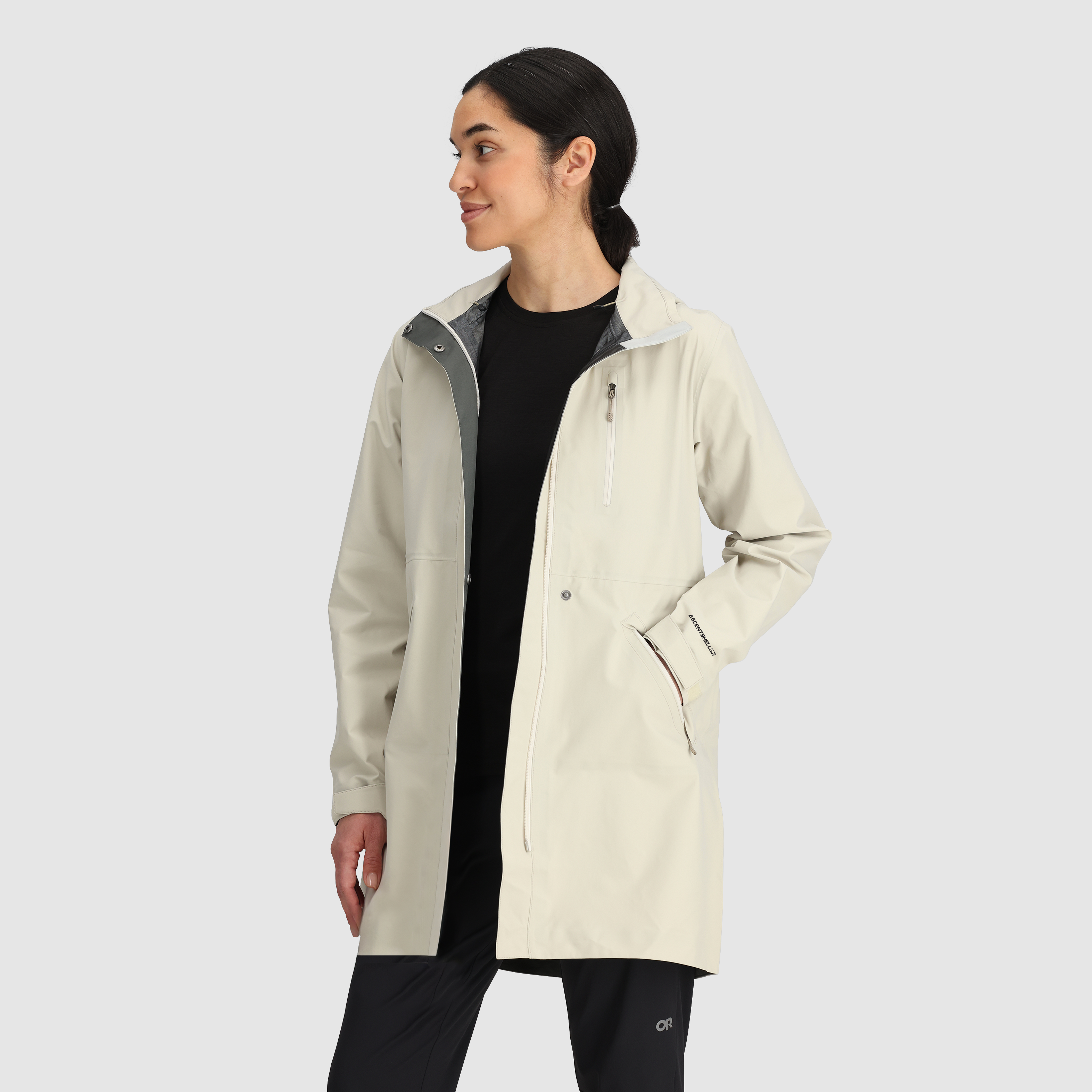 Waterproof Women's Trench Coat for Travel & Hiking | Aspire 3L