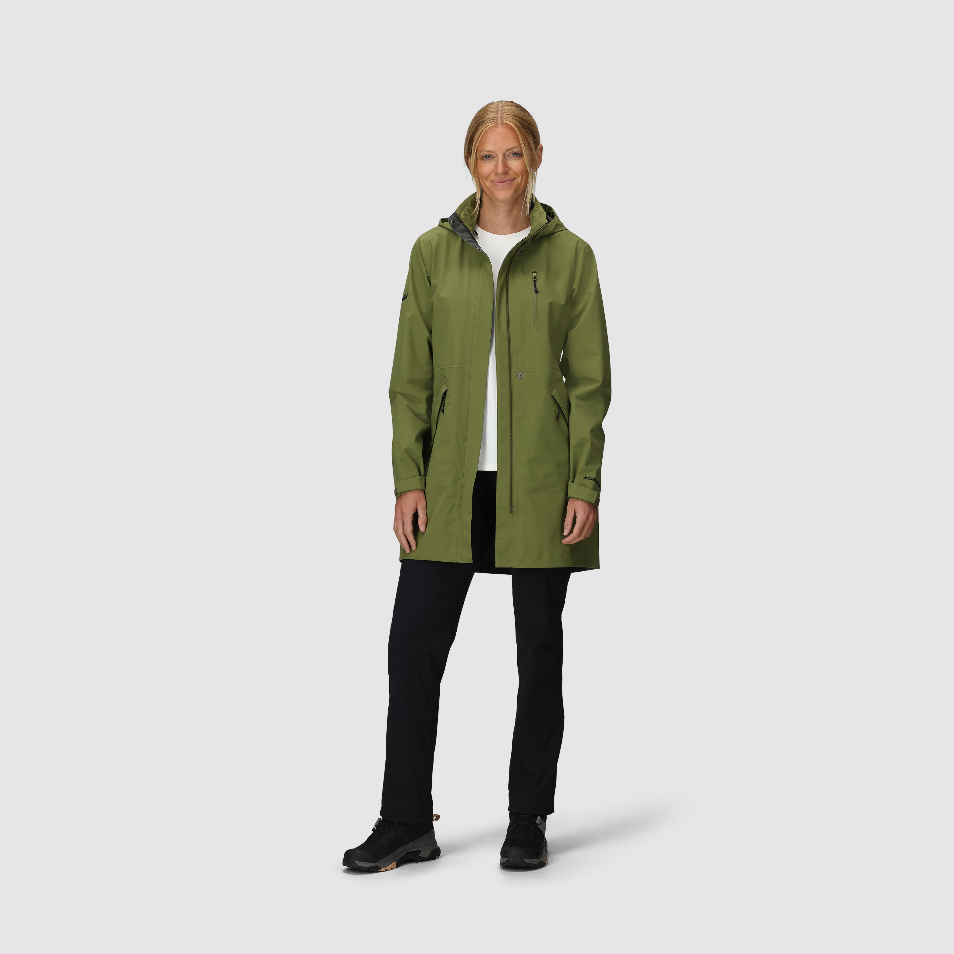 Waterproof Women's Trench Coat for Travel & Hiking | Aspire 3L