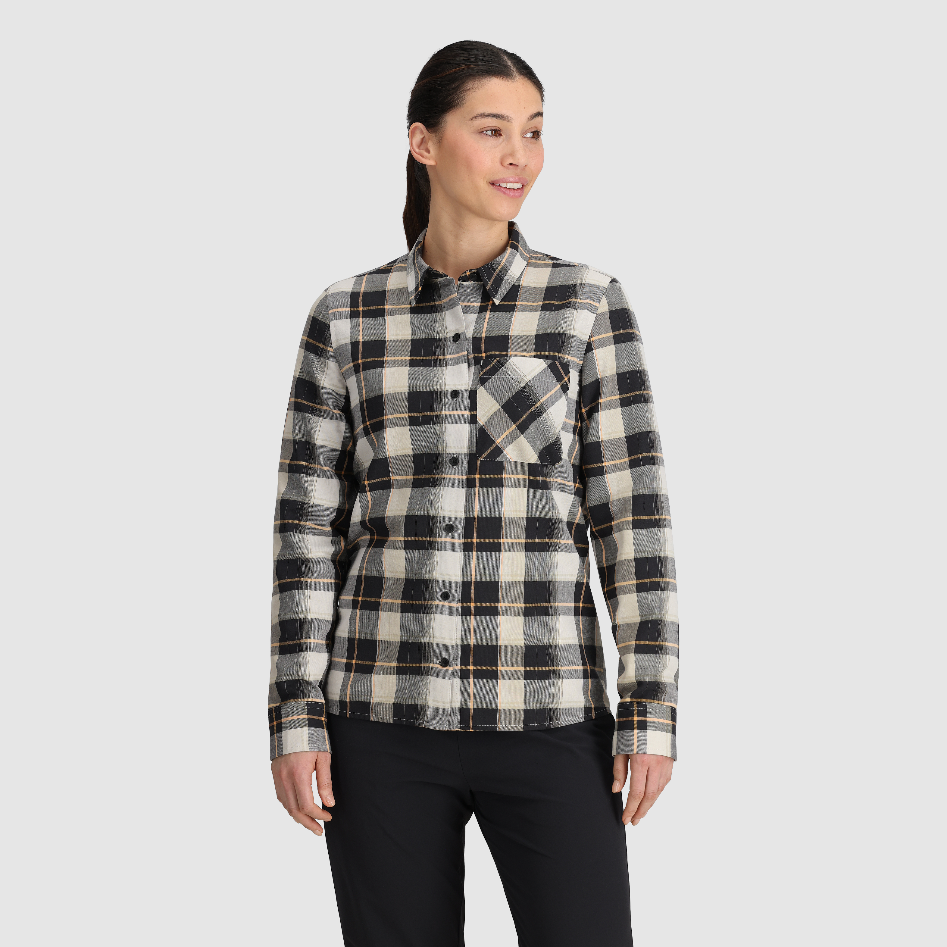 Women's Cotton Flannel Shirt for Hiking & Casual Wear | Ravenna