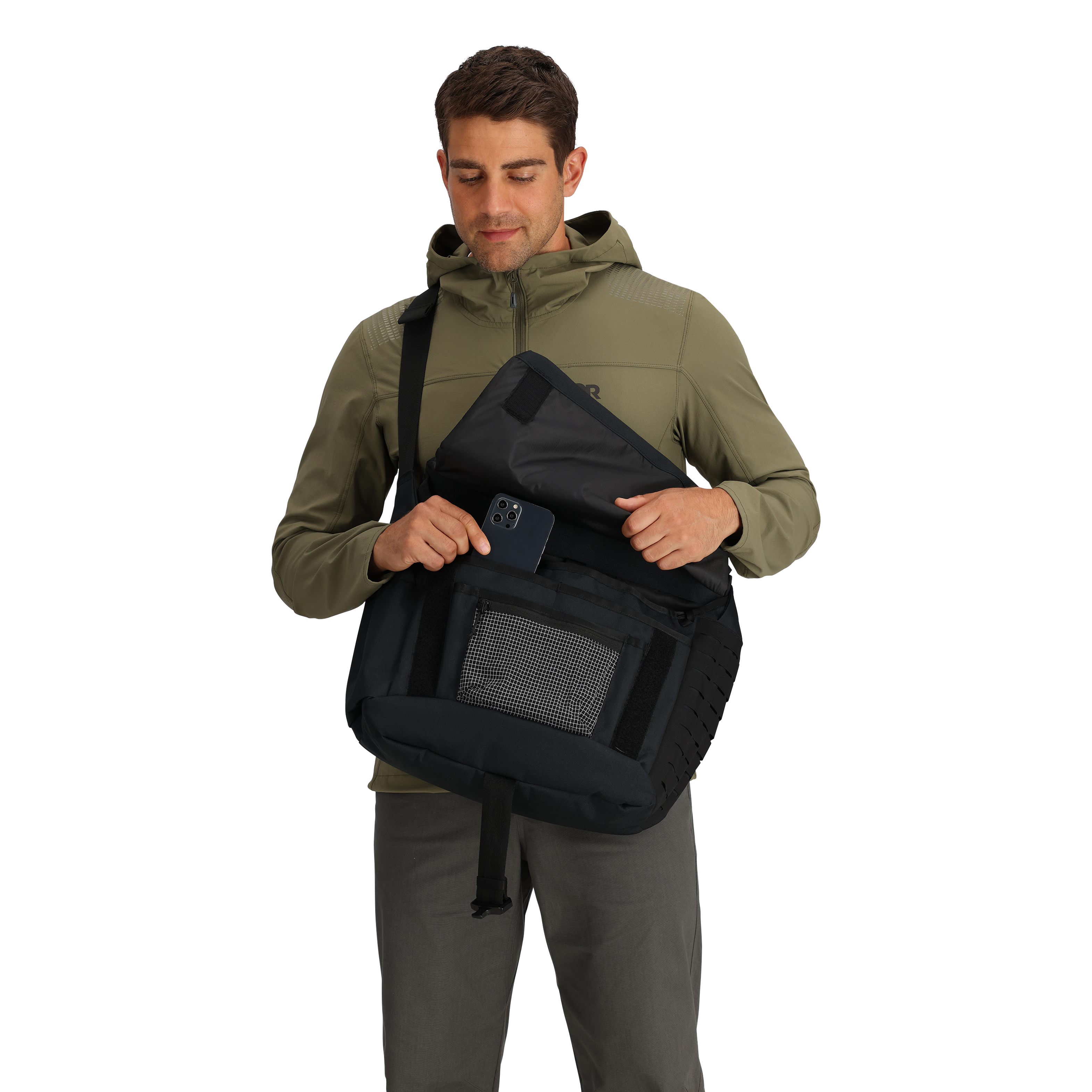 Tactical Messenger Bag with Laptop Compartment & MOLLE Webbing | Deploy