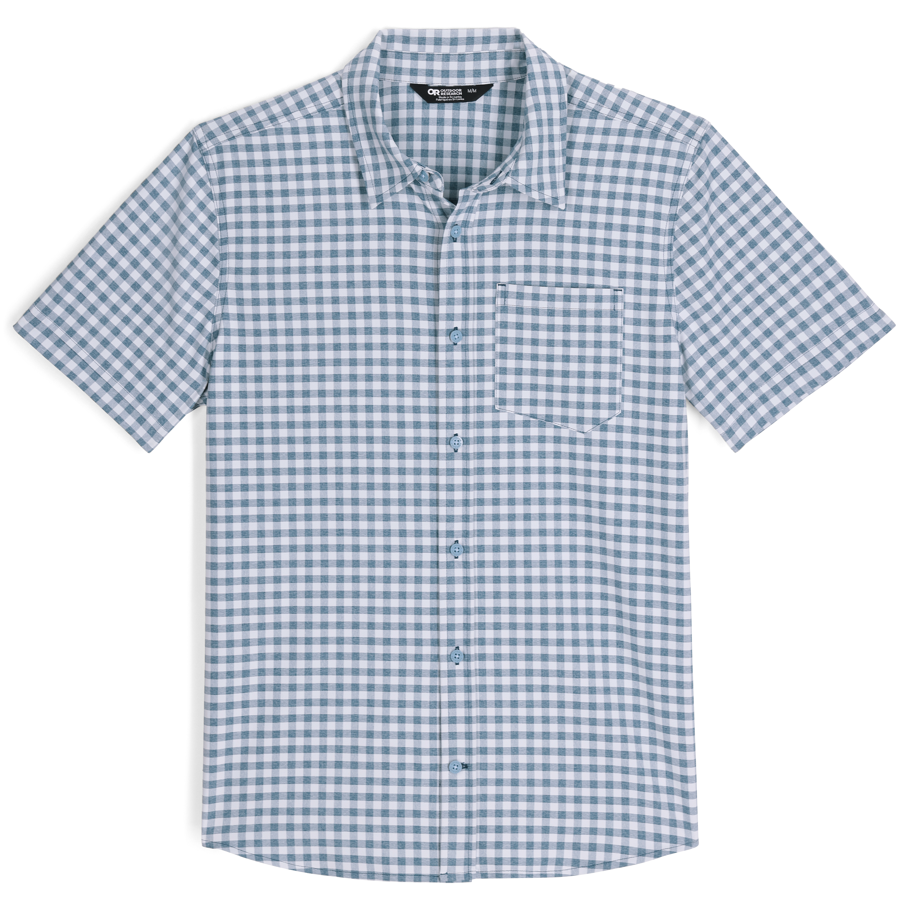 Men's Recycled Polyester Short Sleeve Shirt for Outdoor Activities | Blackbird
