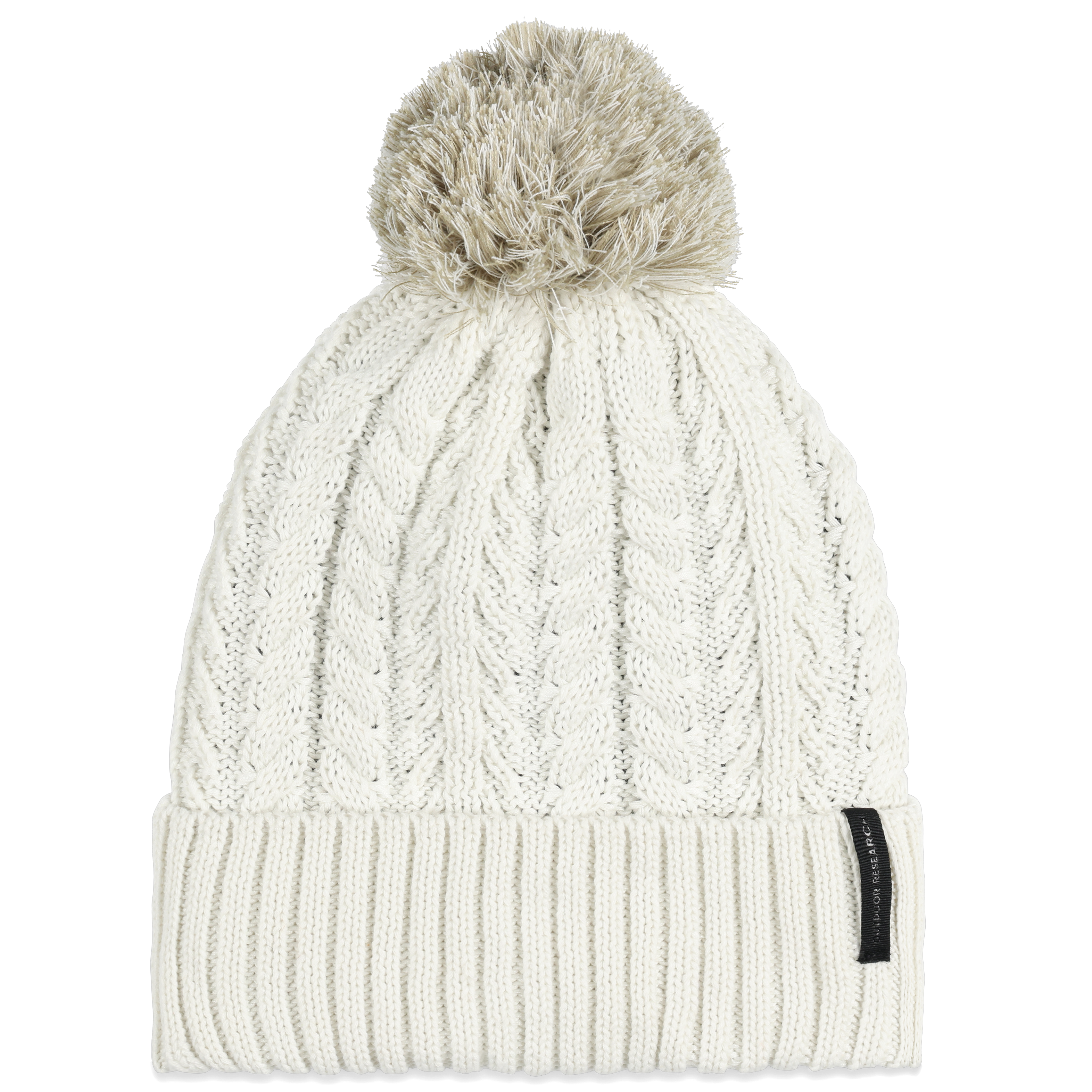 Women's Cable Knit Beanie with Pom | Recycled Polyester & Warmth