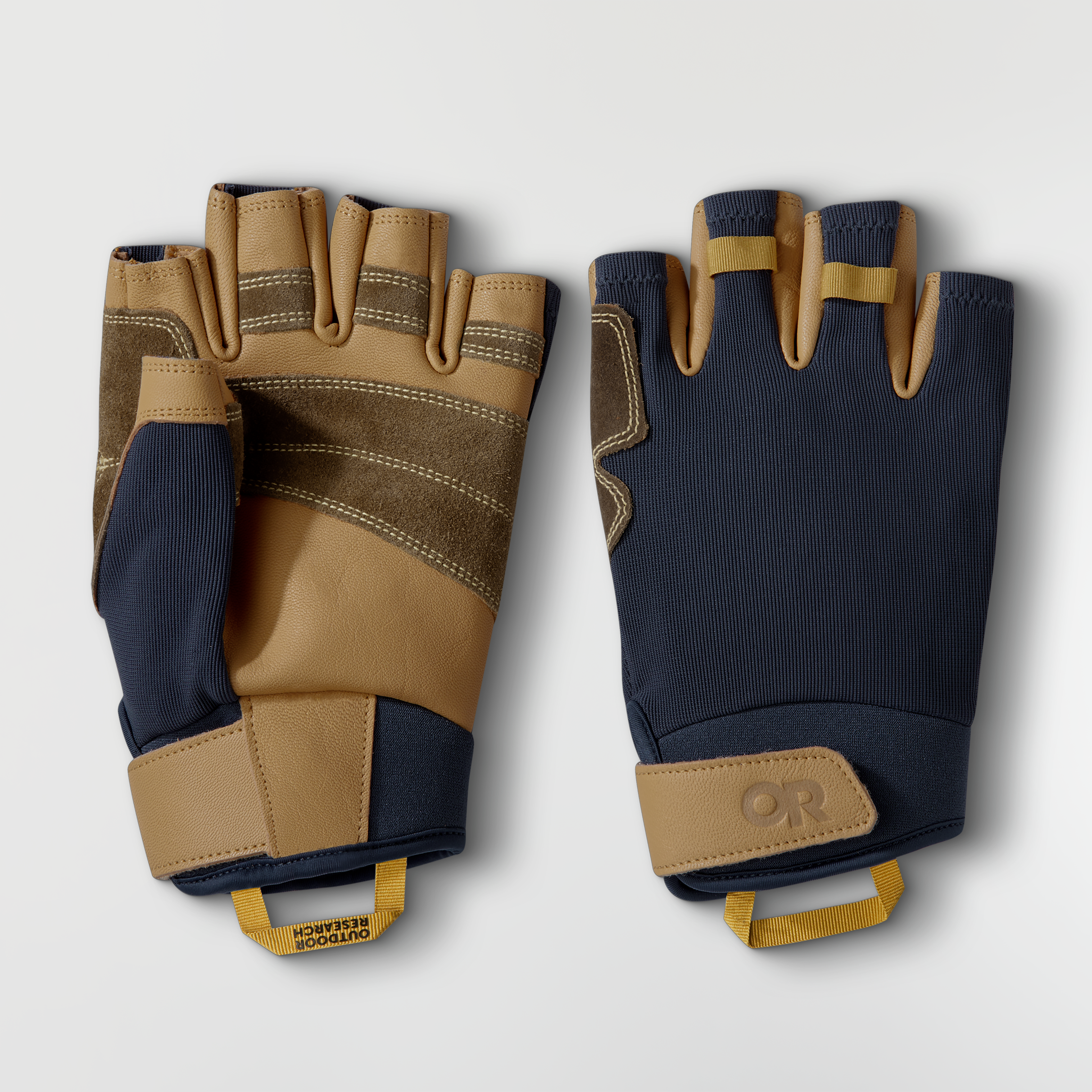 Fingerless Climbing Gloves for Belaying & Rappelling | Fossil Rock II
