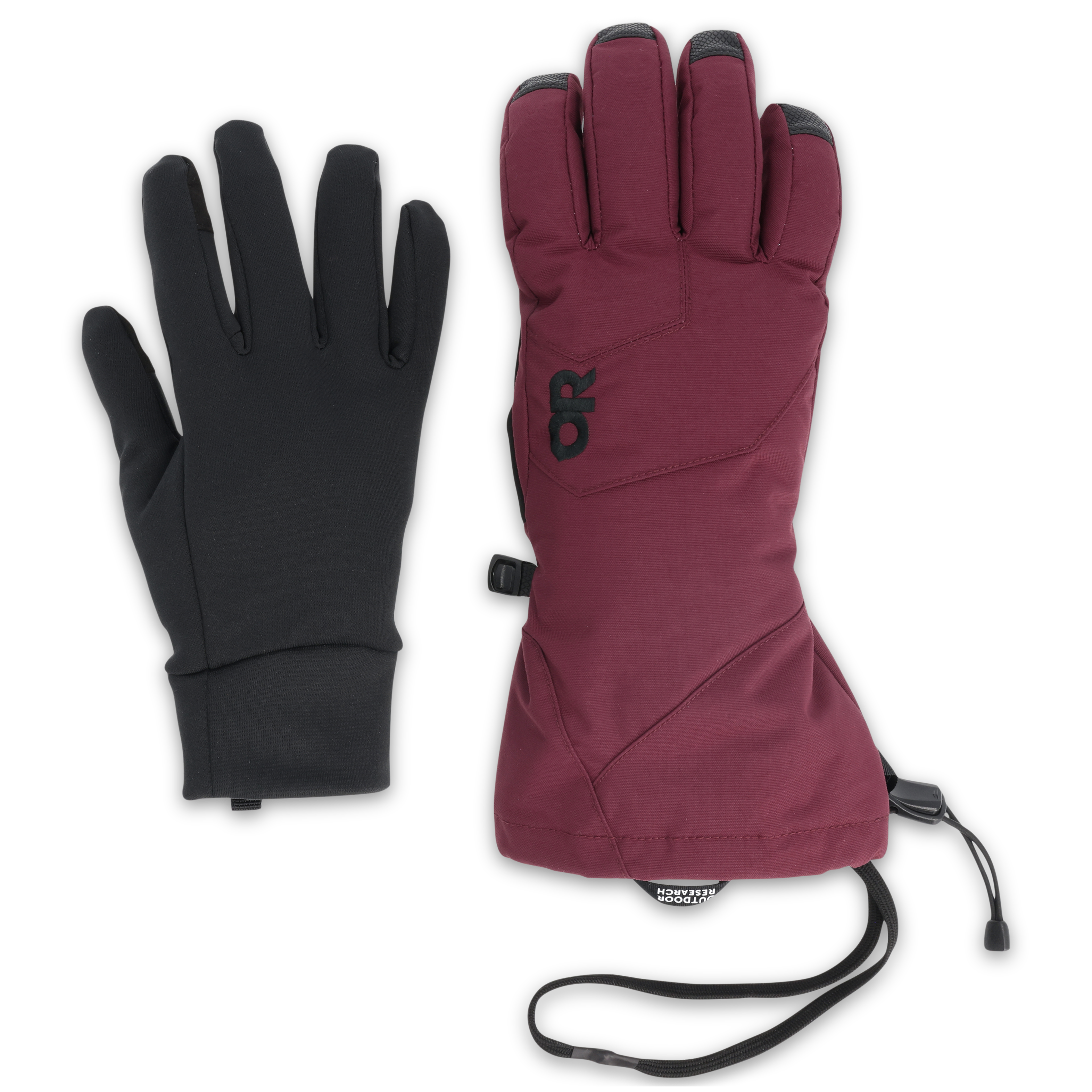 Waterproof Ski Gloves for Women - Adrenaline 3-in-1 Cold-Weather