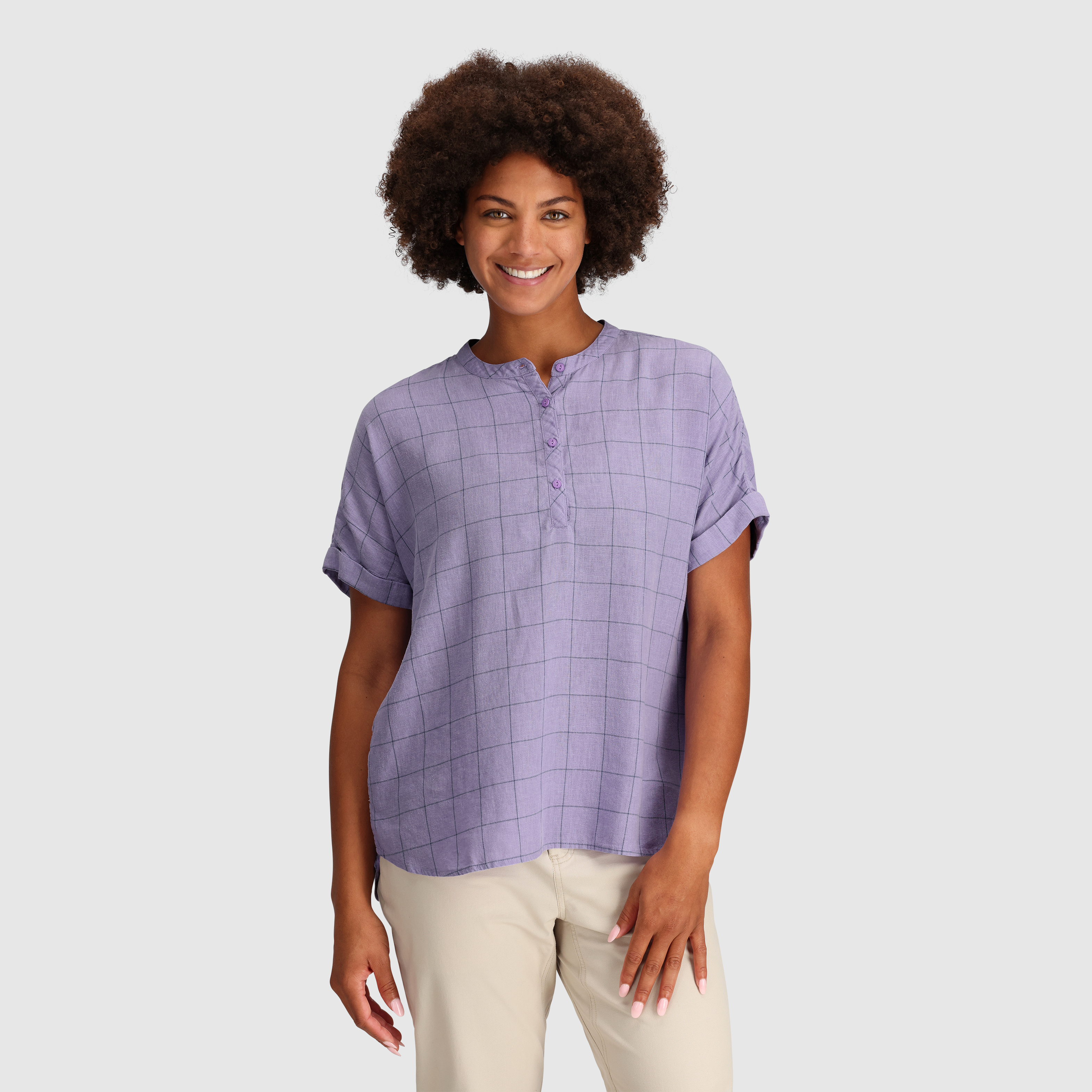 Women's Hemp & Tencel Short Sleeve Shirt | Aslan